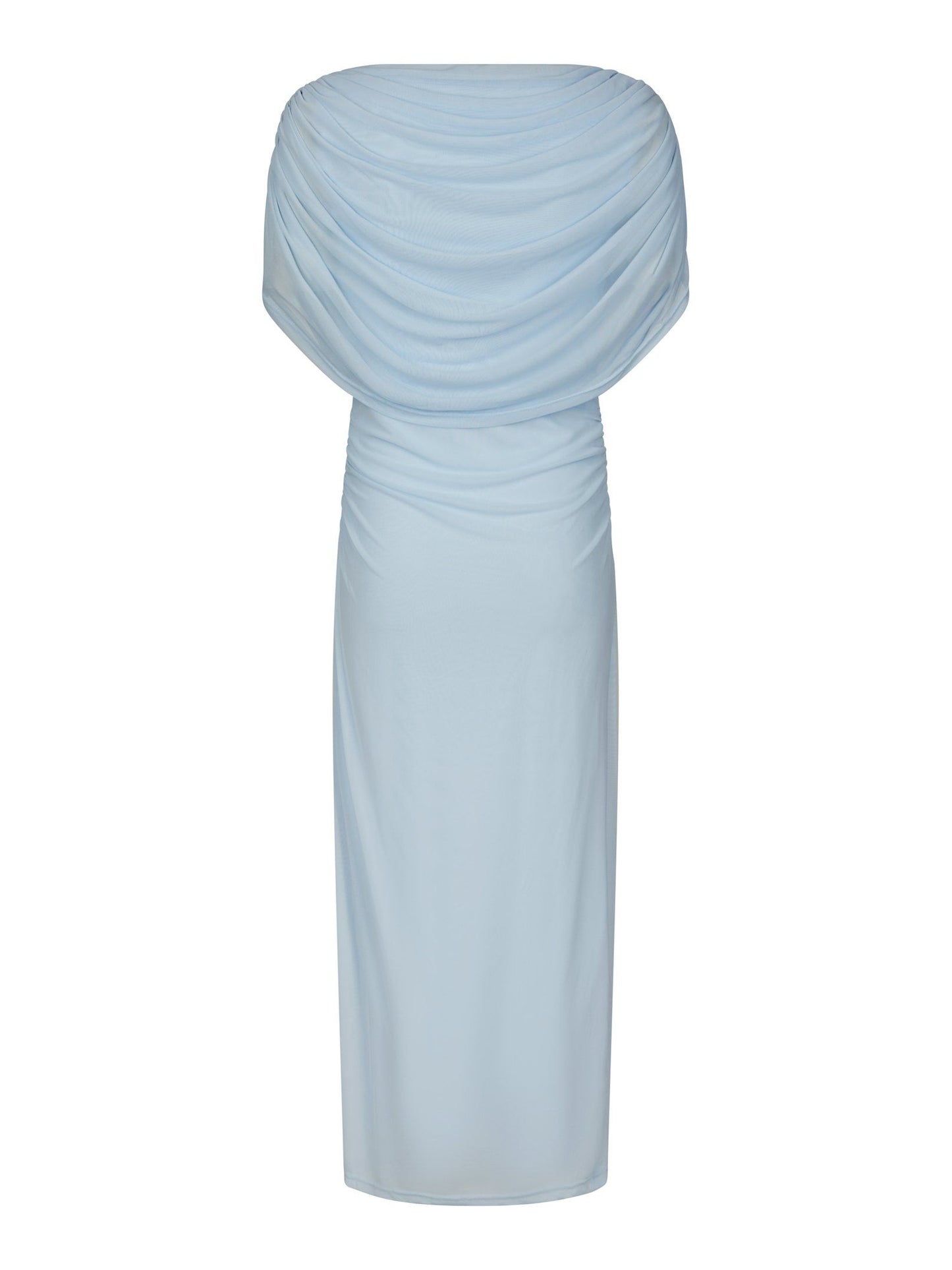 Neo Noir Klänning Tottuna Long Drapy Mesh