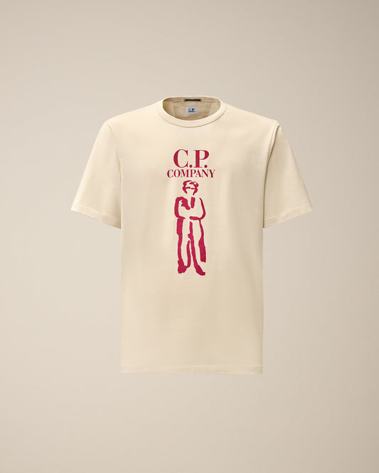 C.P. Company T-Shirts Pistachio Shell