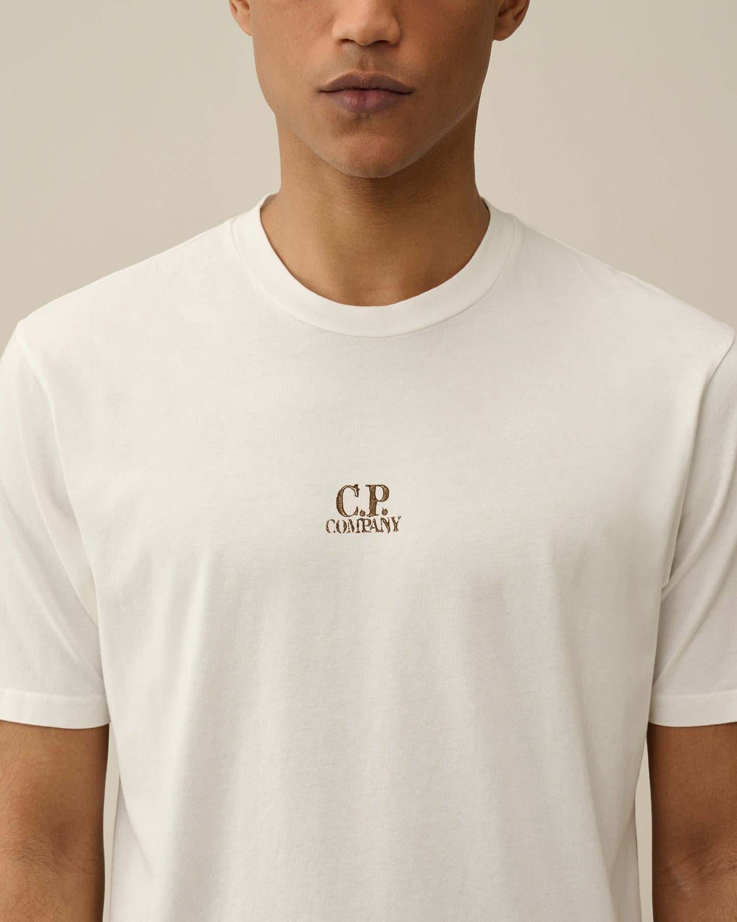 C.P. Company T-Shirts 24/1 Jersey Artisanal Three Cards