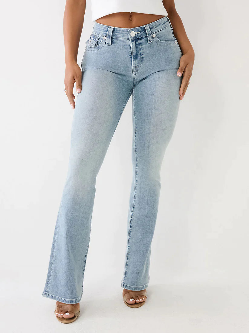 True Religion Jeans Becca Mid Rise Boot Cut