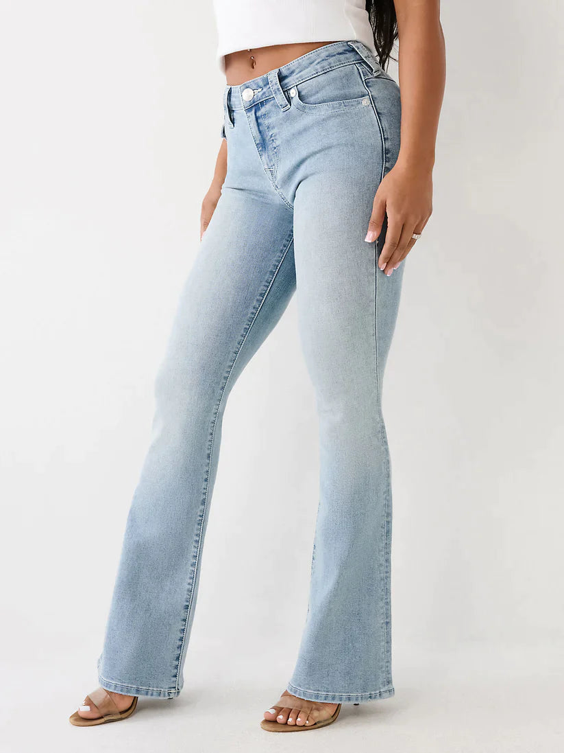 True Religion Jeans Becca Mid Rise Boot Cut