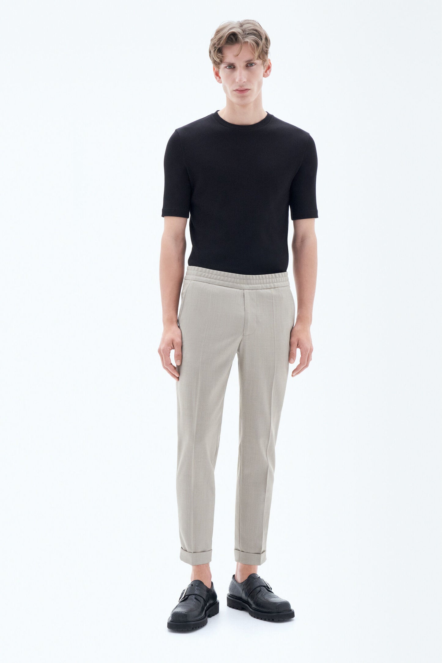 Filippa K Byxor Terry Cropped