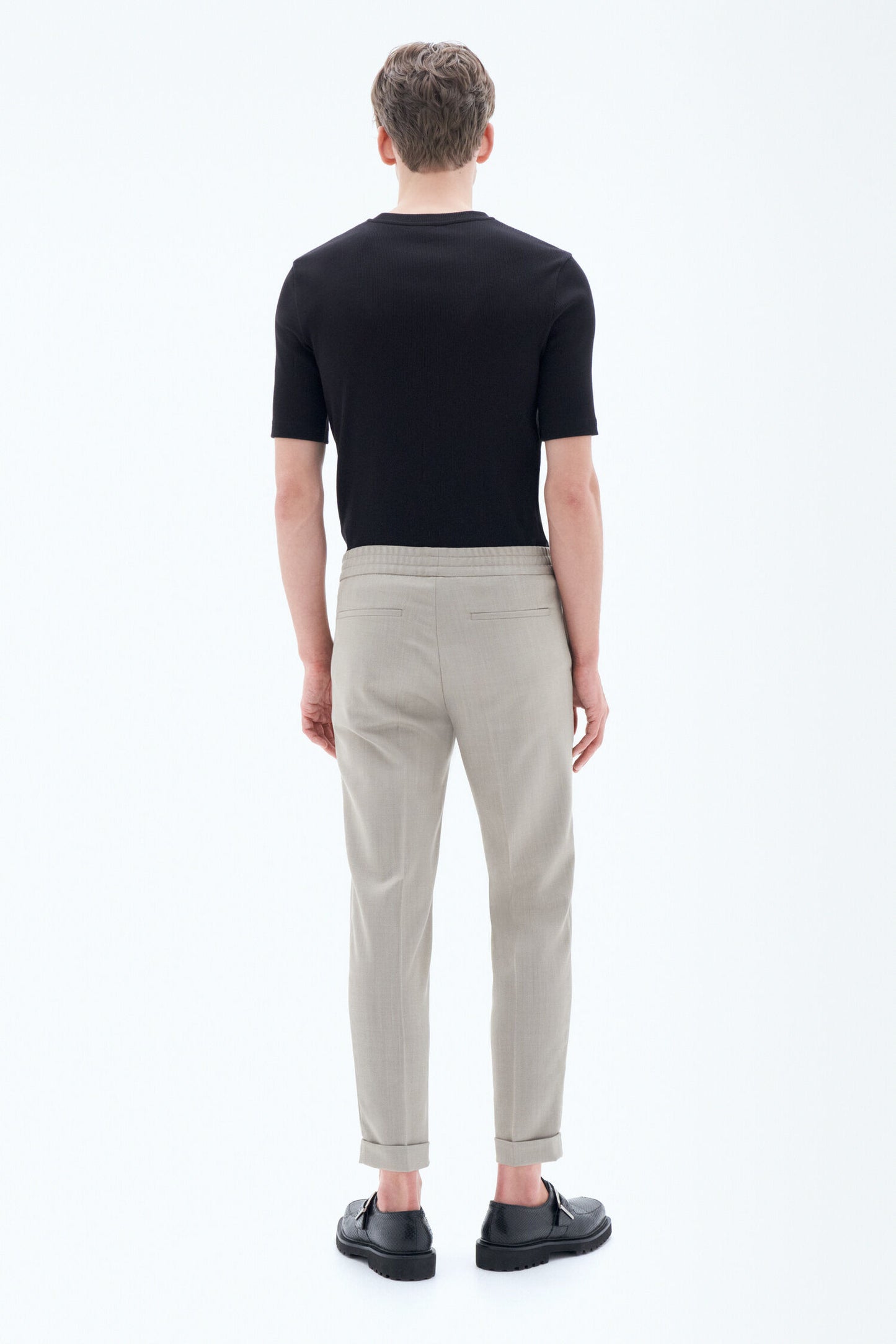 Filippa K Byxor Terry Cropped