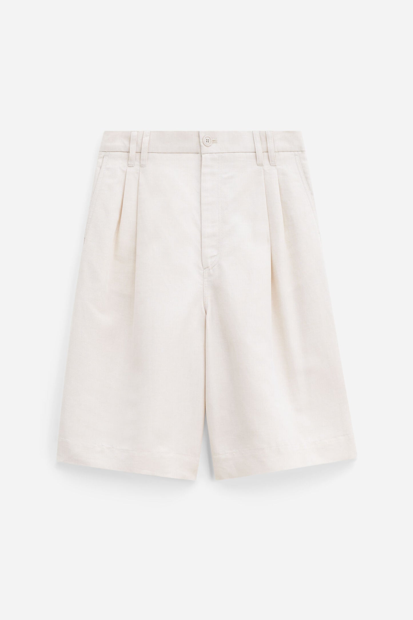 Filippa K Byxor Relaxed Pleated Cotton Linen S