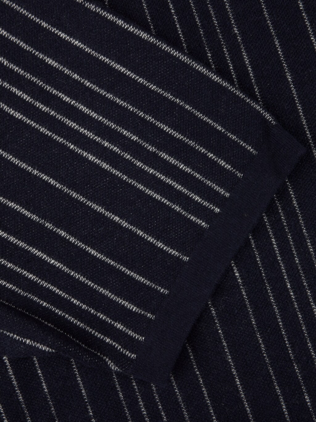 Stenströms Piké Knitted Striped Hemp / Supima Cotton