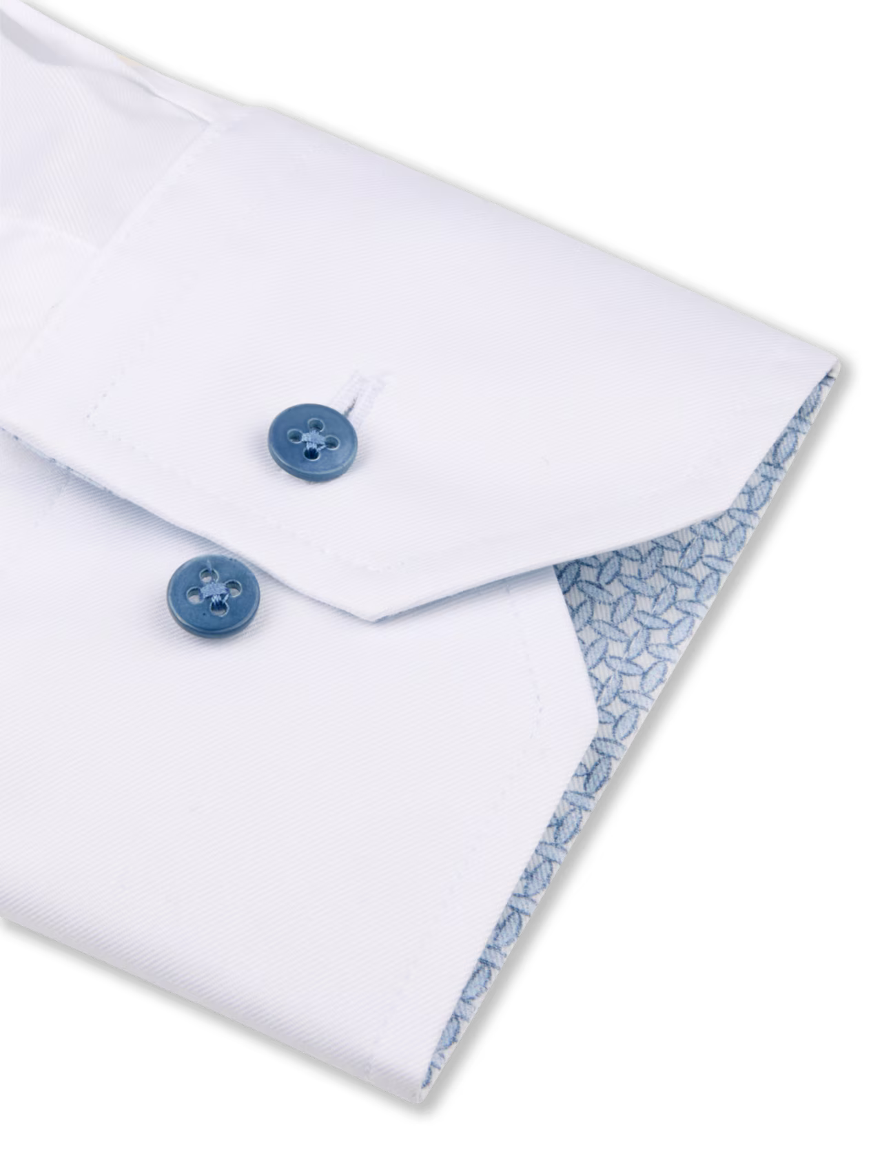 Stenströms Skjorta Reg C75 RM cuff Contrast