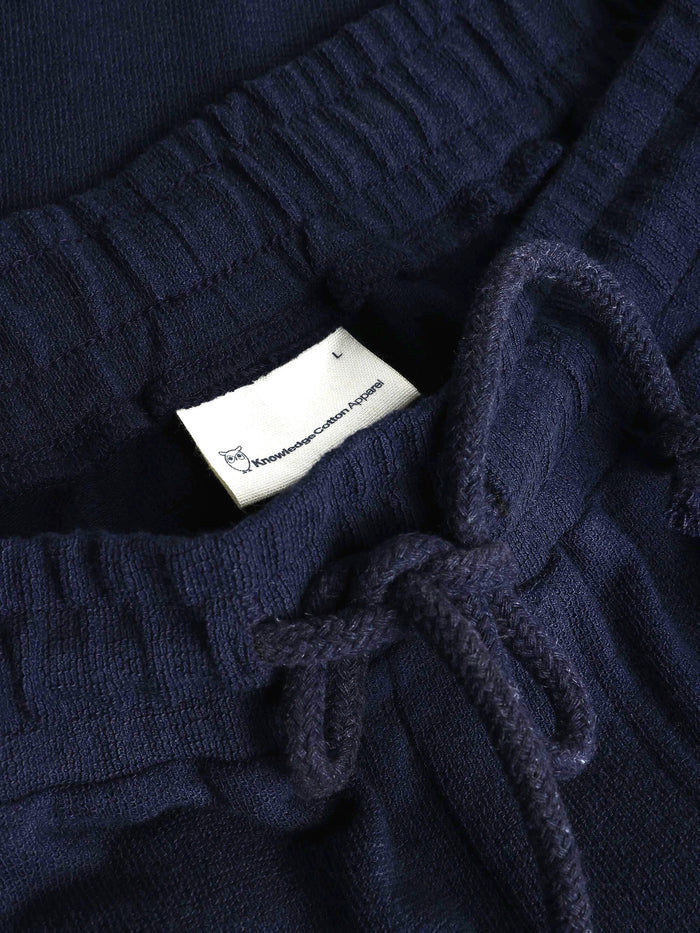 Knowledge Cotton Apparel Shorts FIG Loose Fit Bouclé