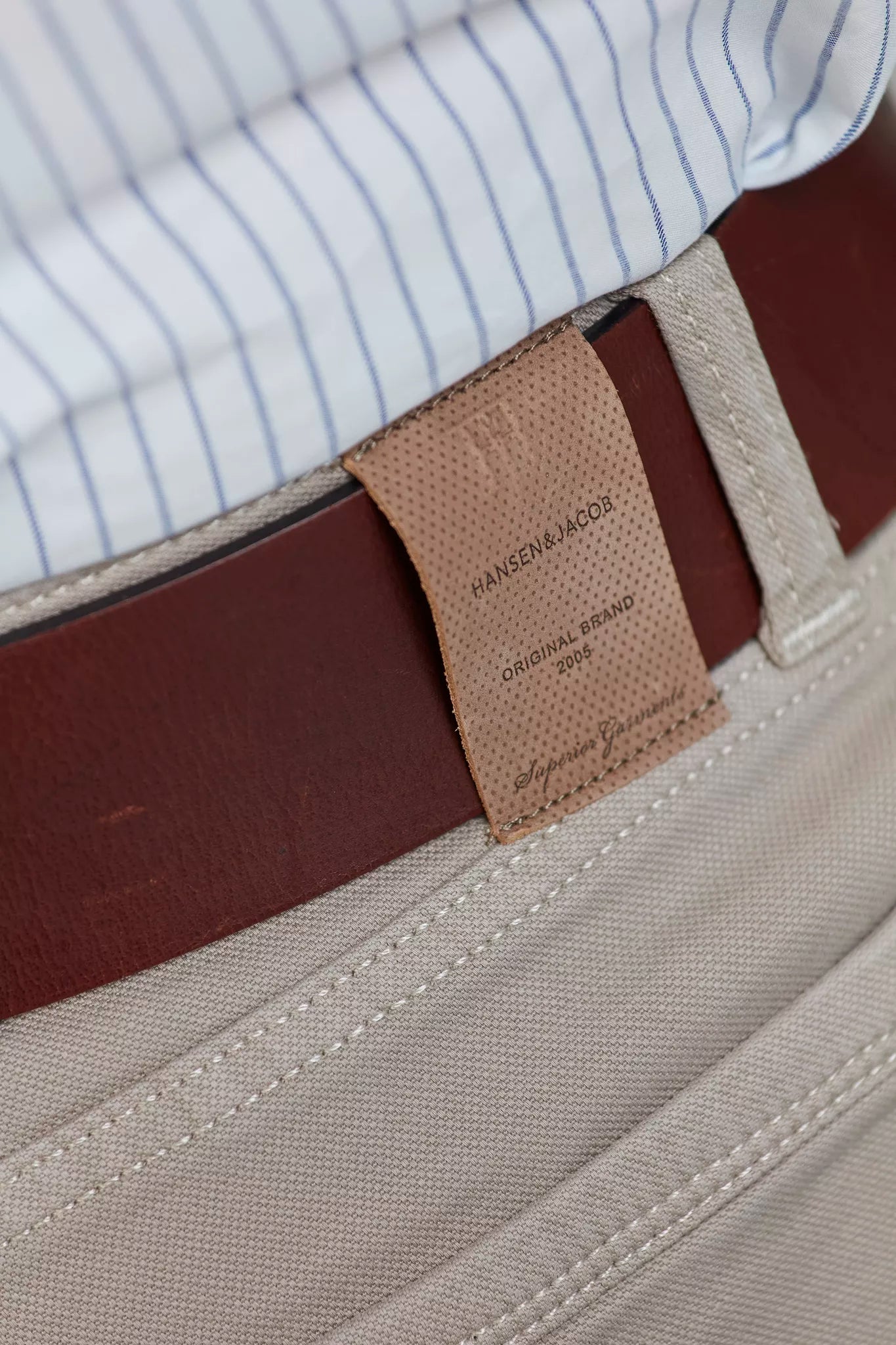 Hansen & Jacob Byxor 5-Pkt Cut'N Sew Pan Oxford