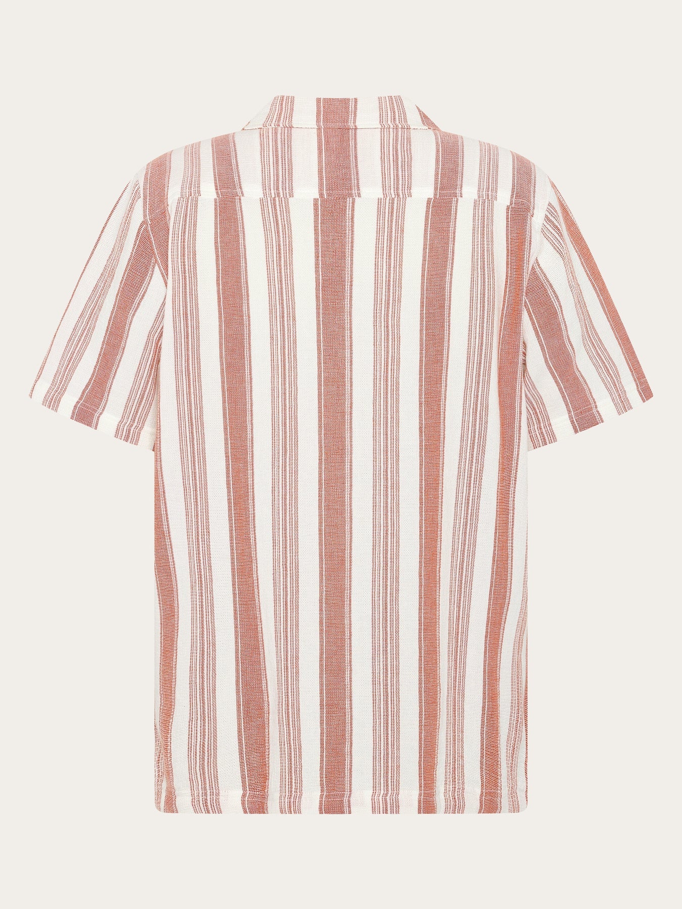 Knowledge Cotton Apparel Skjorta Organic Cotton Striped