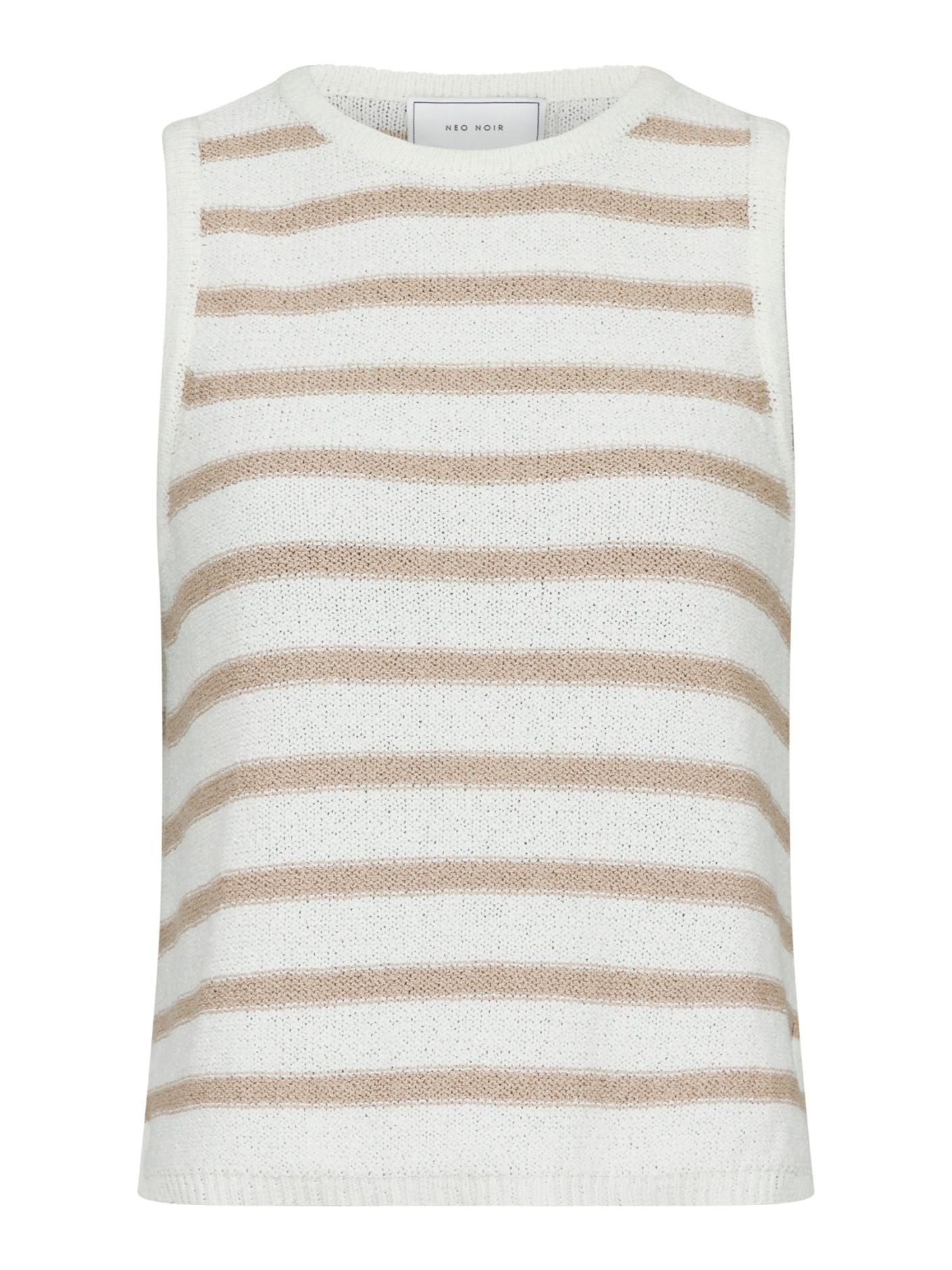 Neo Noir Topp Chira Boucle Knit Stripe