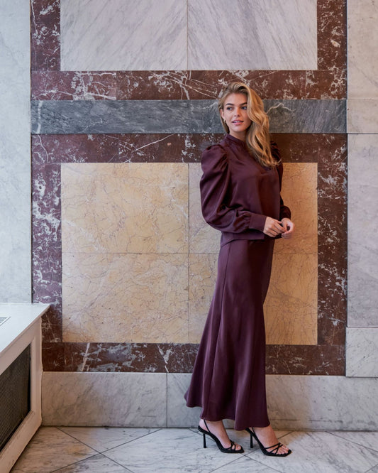 Neo Noir Blus Rosslyn Heavy Sateen