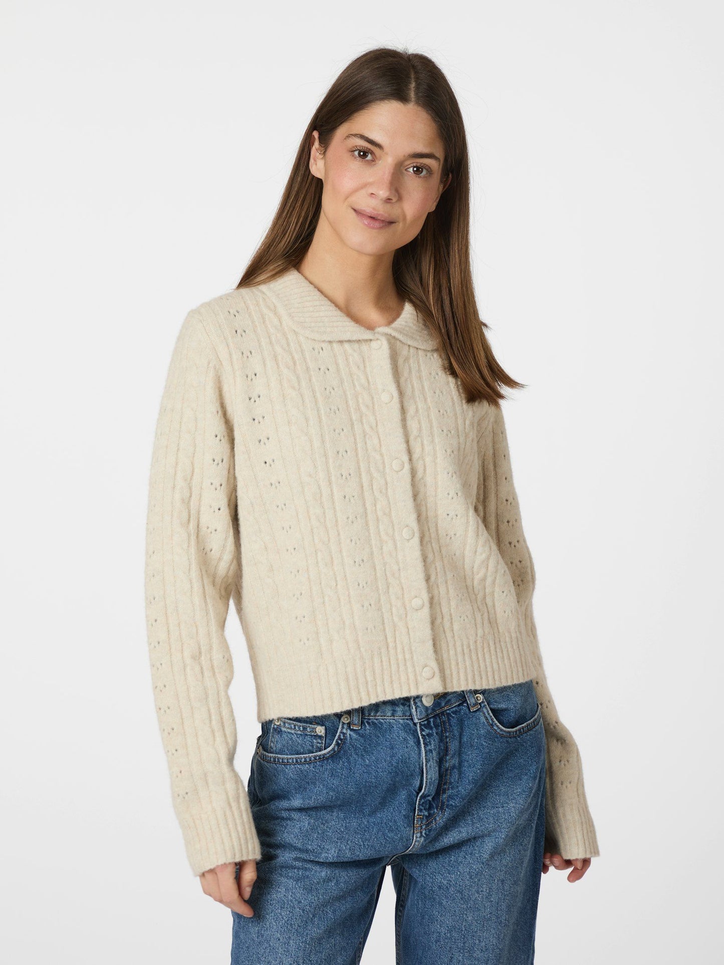 Neo Noir Kofta Emelie Knit
