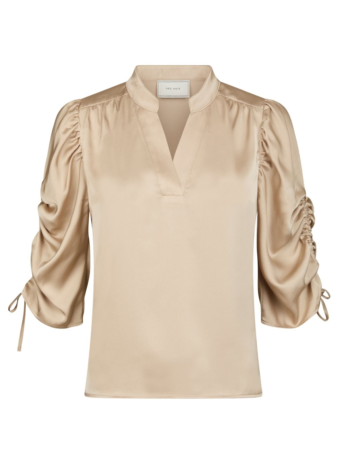 Neo Noir Blus Alvira Drapy Satin
