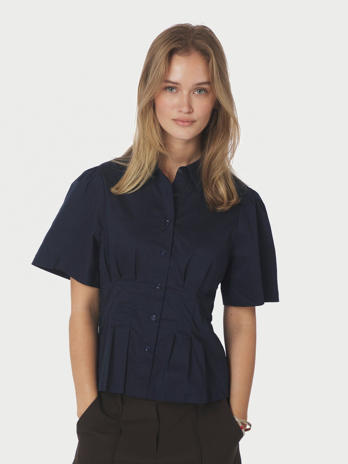 Neo Noir Skjorta Balara Poplin