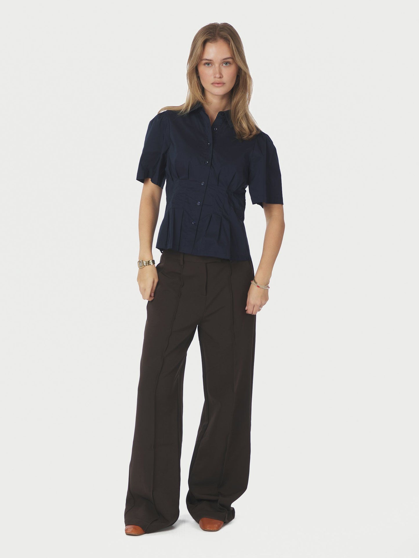 Neo Noir Skjorta Balara Poplin