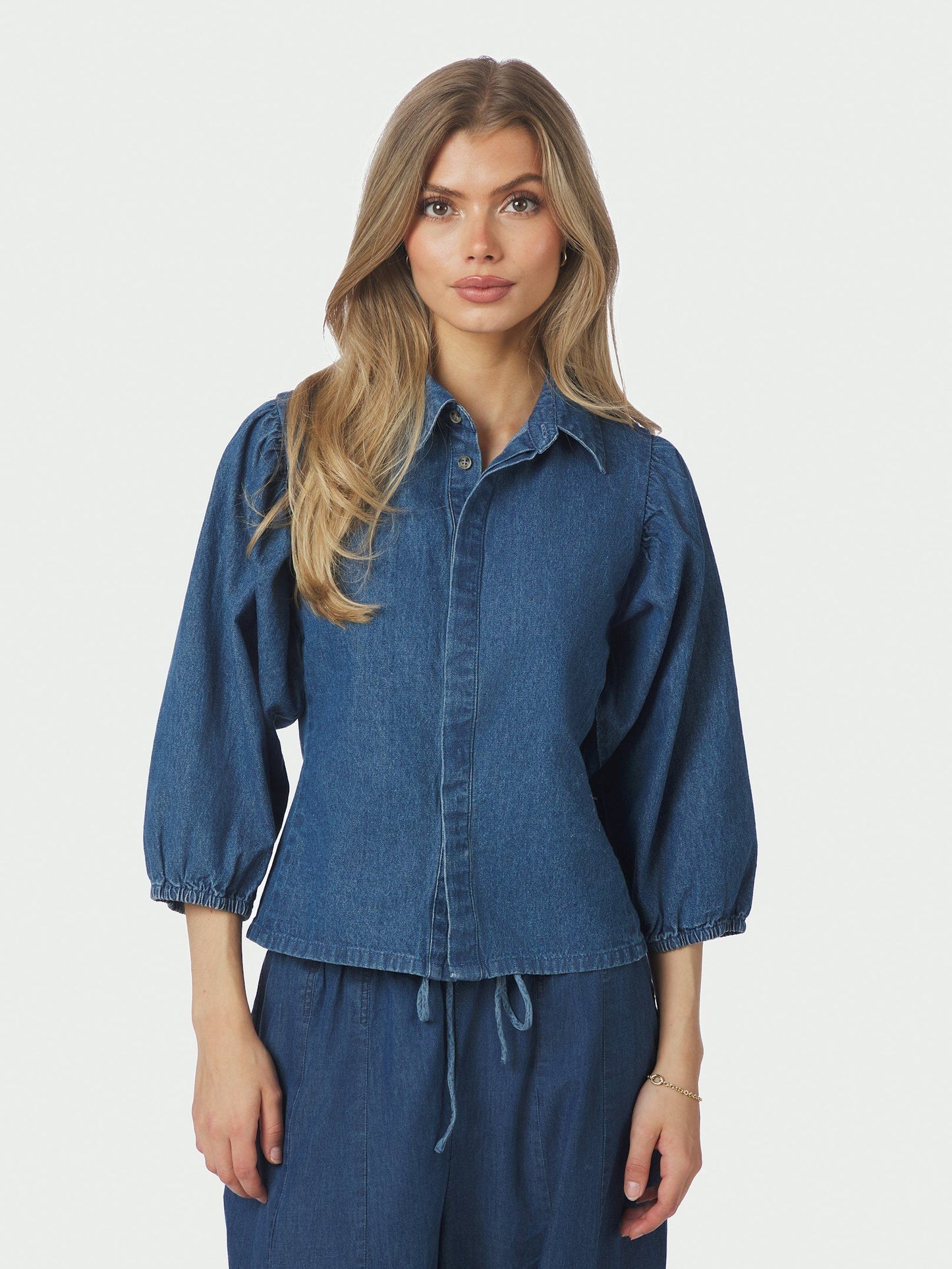 Neo Noir Skjorta Wandana Denim