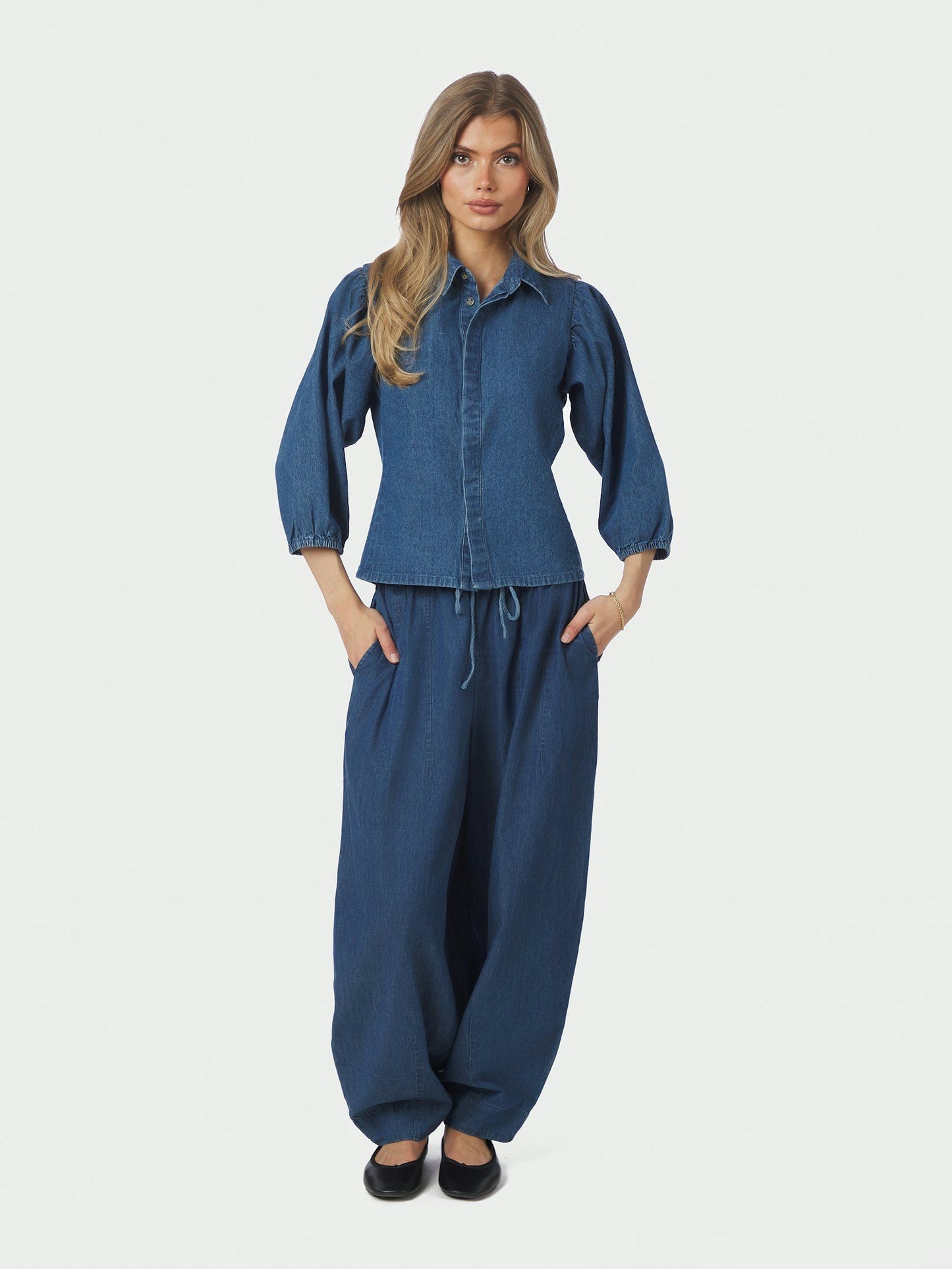 Neo Noir Skjorta Wandana Denim