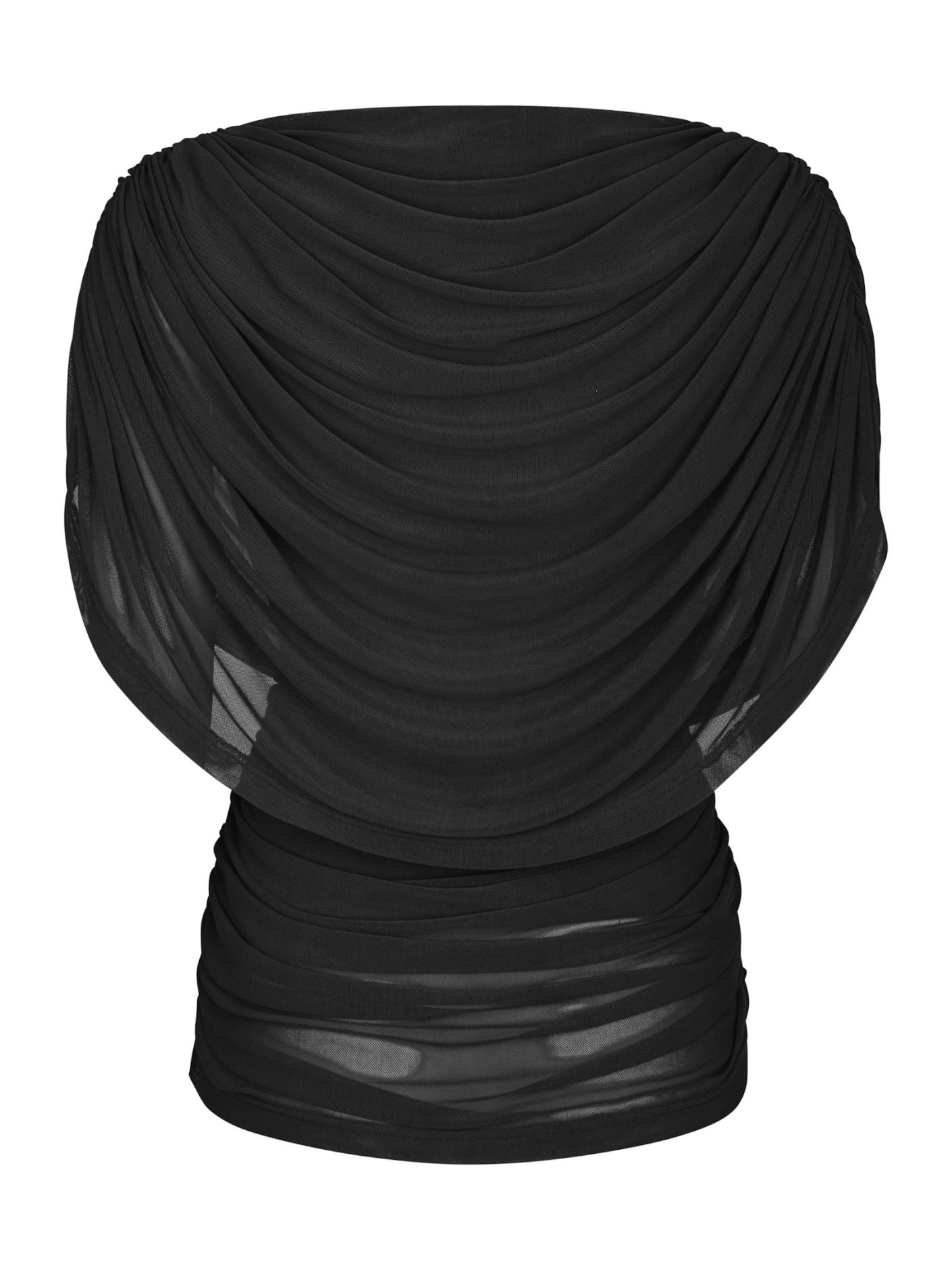 Neo Noir Topp Cottuna Drapy Mesh