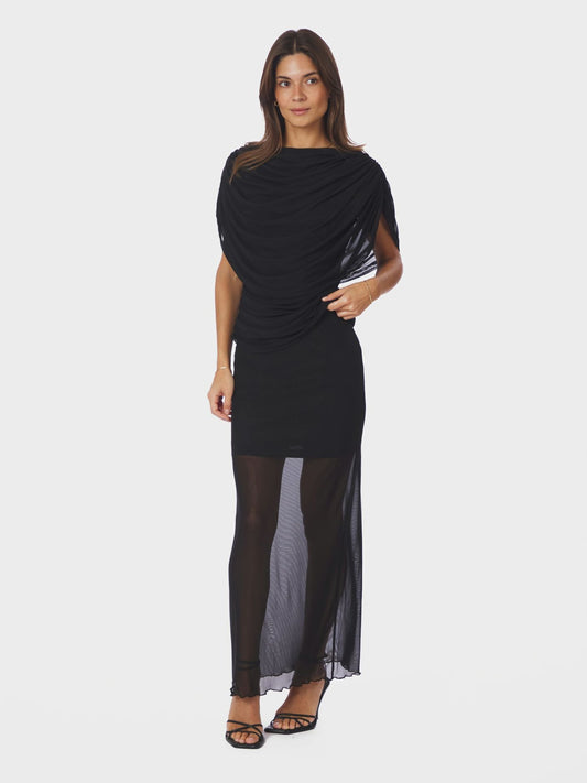 Neo Noir Topp Cottuna Drapy Mesh