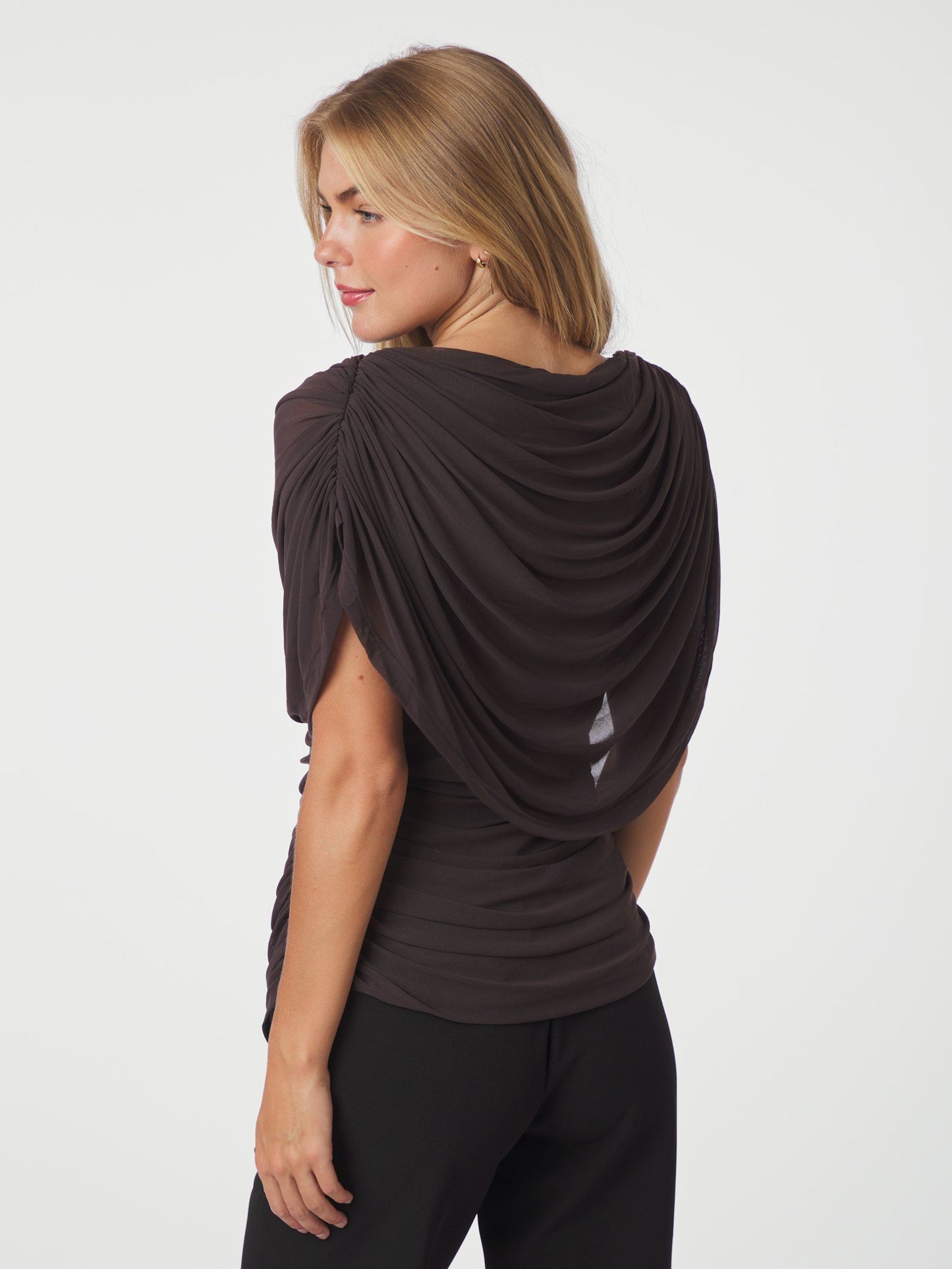 Neo Noir Topp Cottuna Drapy Mesh