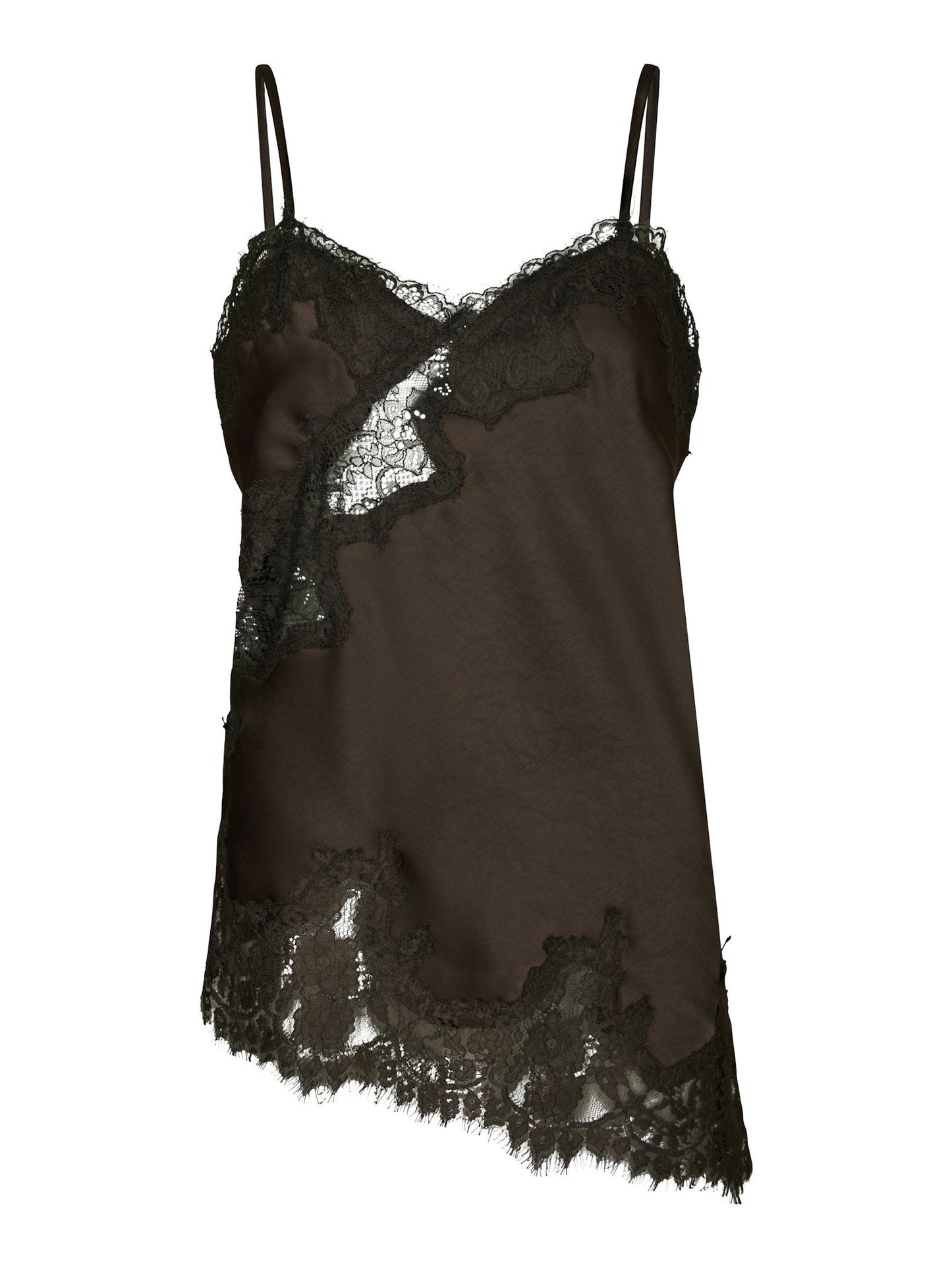 Neo Noir Topp Viole Lace