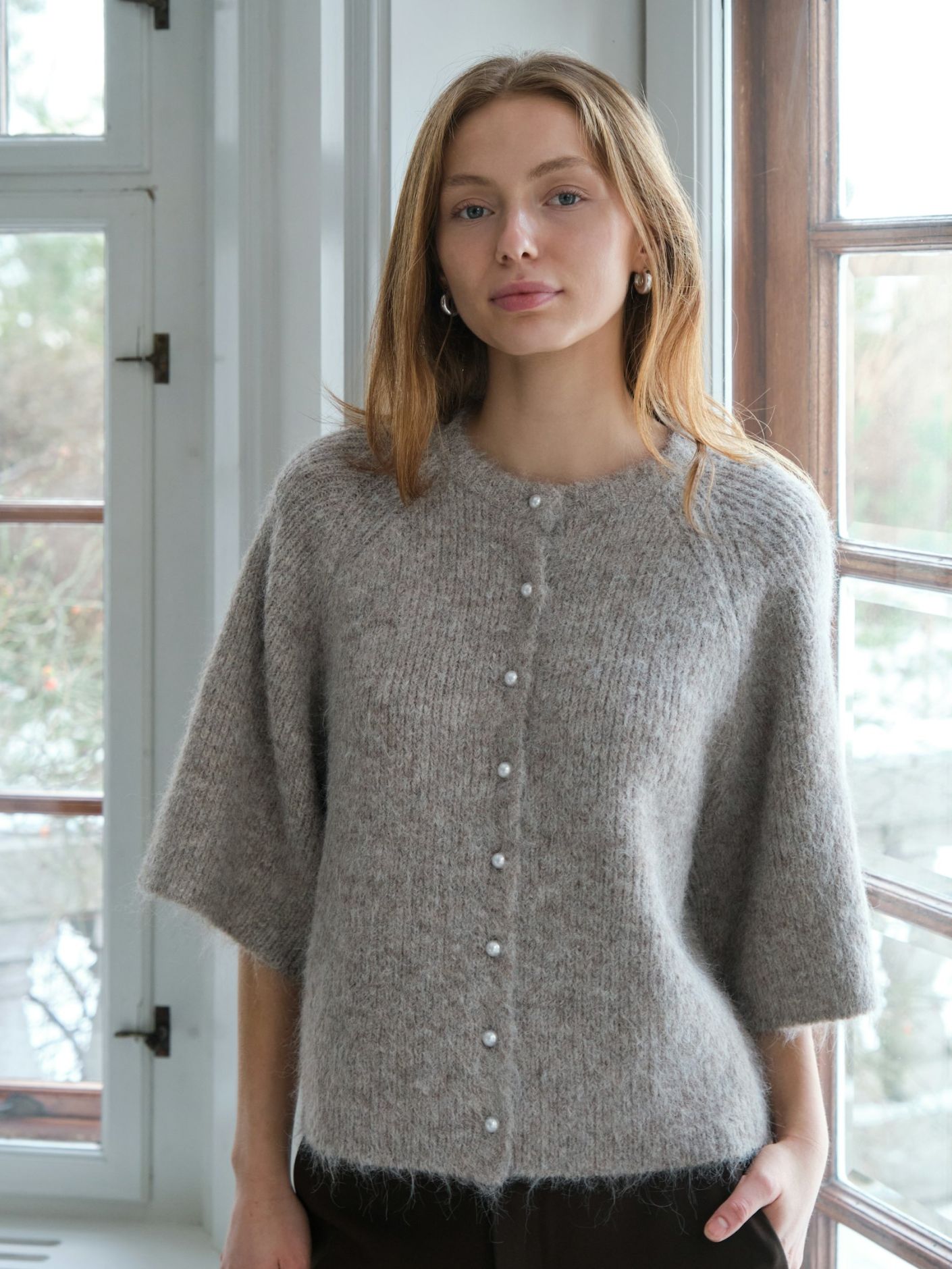 Neo Noir Kofta Amaya Fluffy Knit
