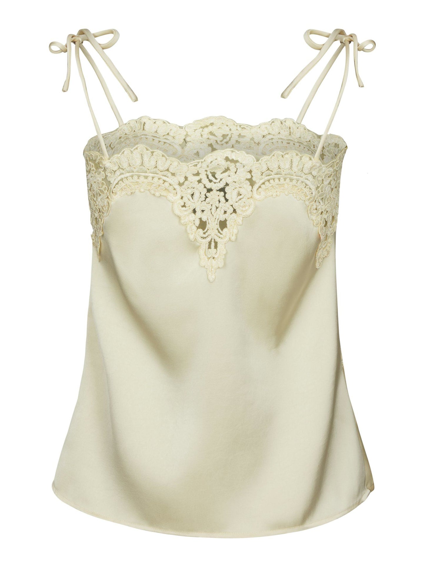 Neo Noir Topp Kaela Heavy Sateen Lace