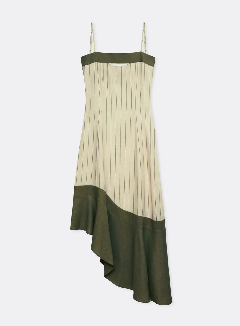 Laagam Klänning Breeze Kakhi Asymmetric Midi