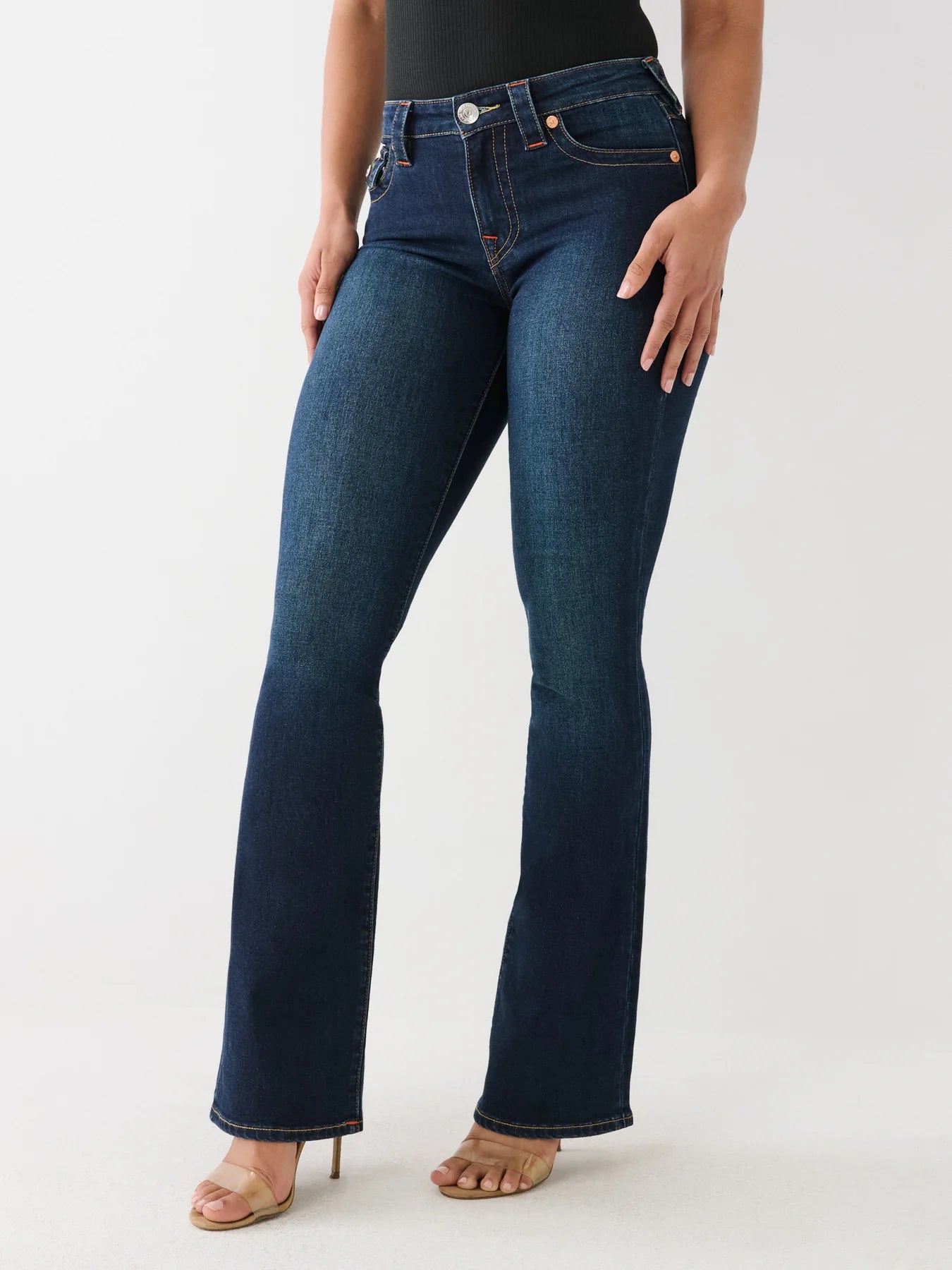 True Religion Jeans Becca Mid Rise Boot Cut