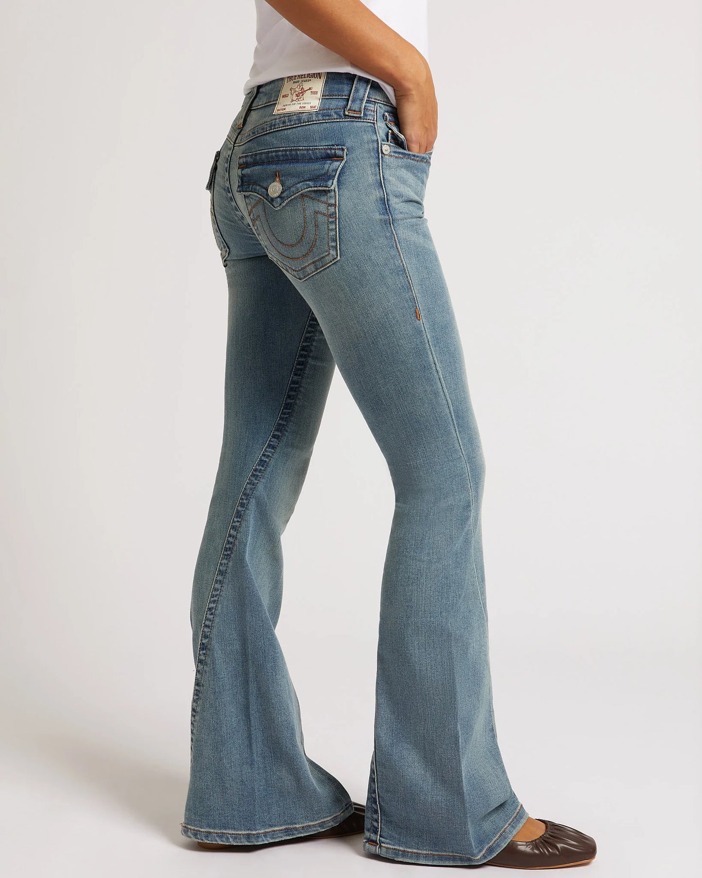True Religion Jeans Joey Low Rise Flare