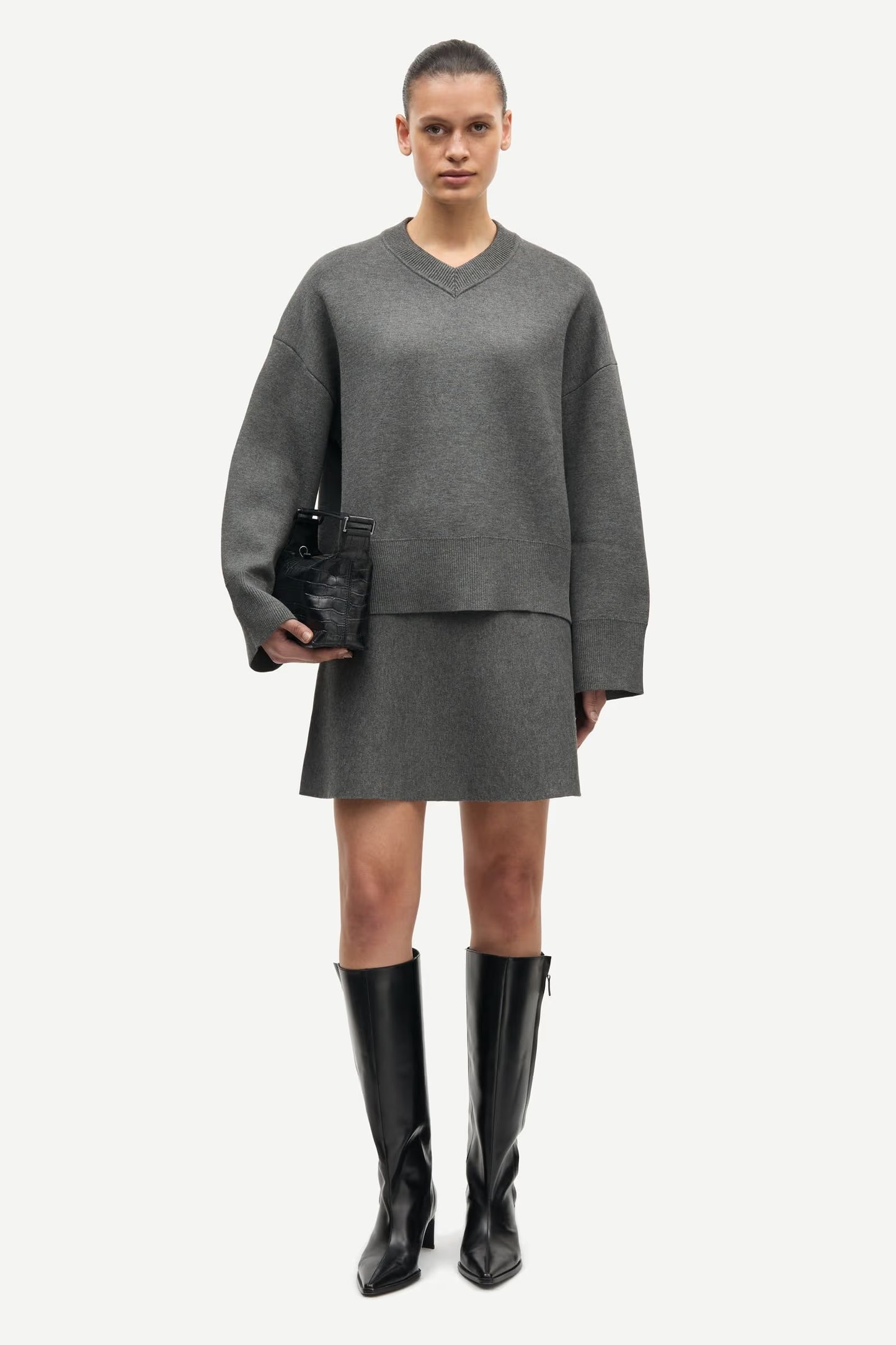 Samsøe Samsøe Tröja Salula V-Neck 15825