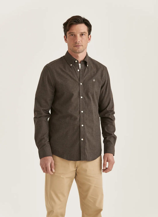 Morris Skjorta Watts Flannel - Slim Fit