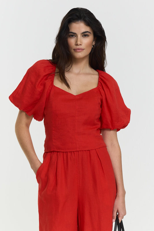 Twist & Tango Topp Audrina Linen