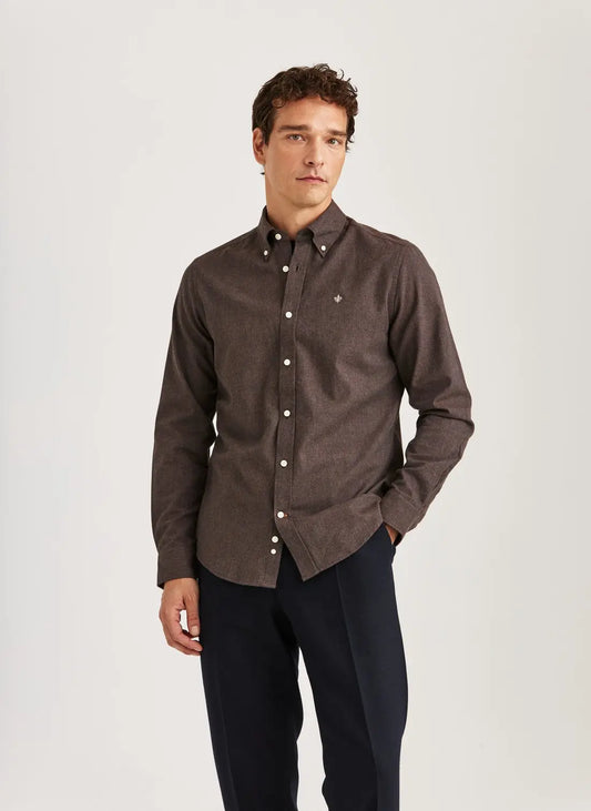 Morris Skjorta Watts Flannel -Slim Fit