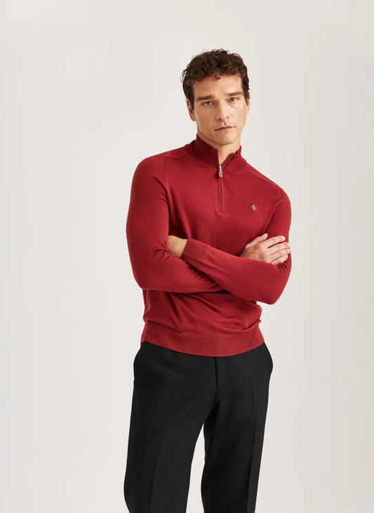 Morris Tröja Merino John Zip