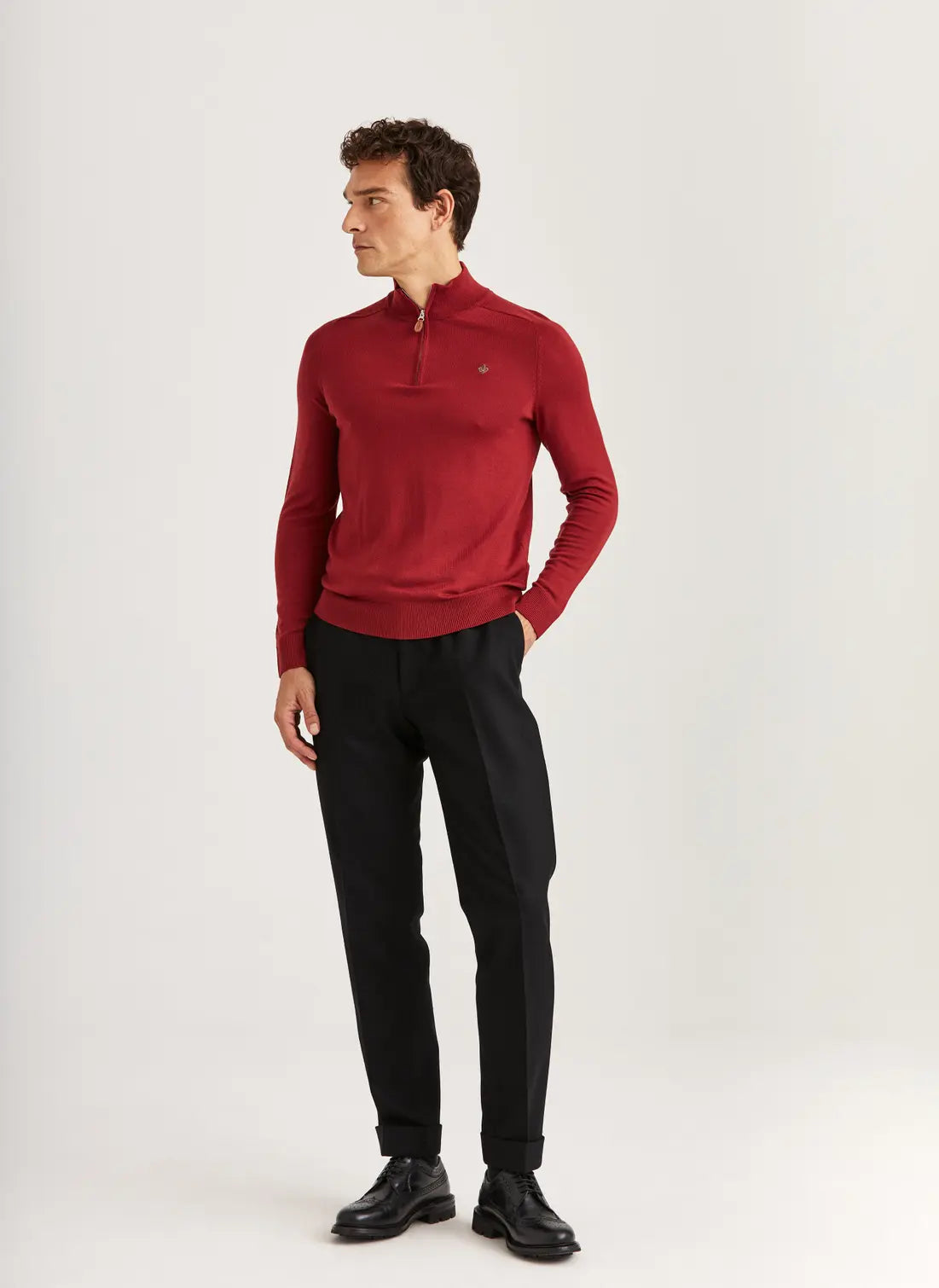 Morris Tröja Merino John Zip