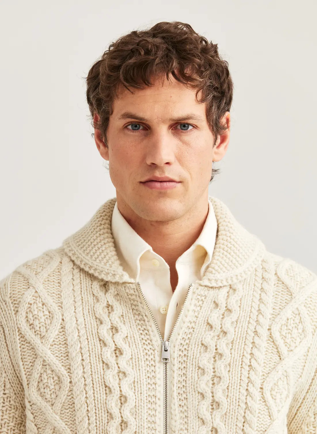 Morris Kofta Cornwall Cable Zip