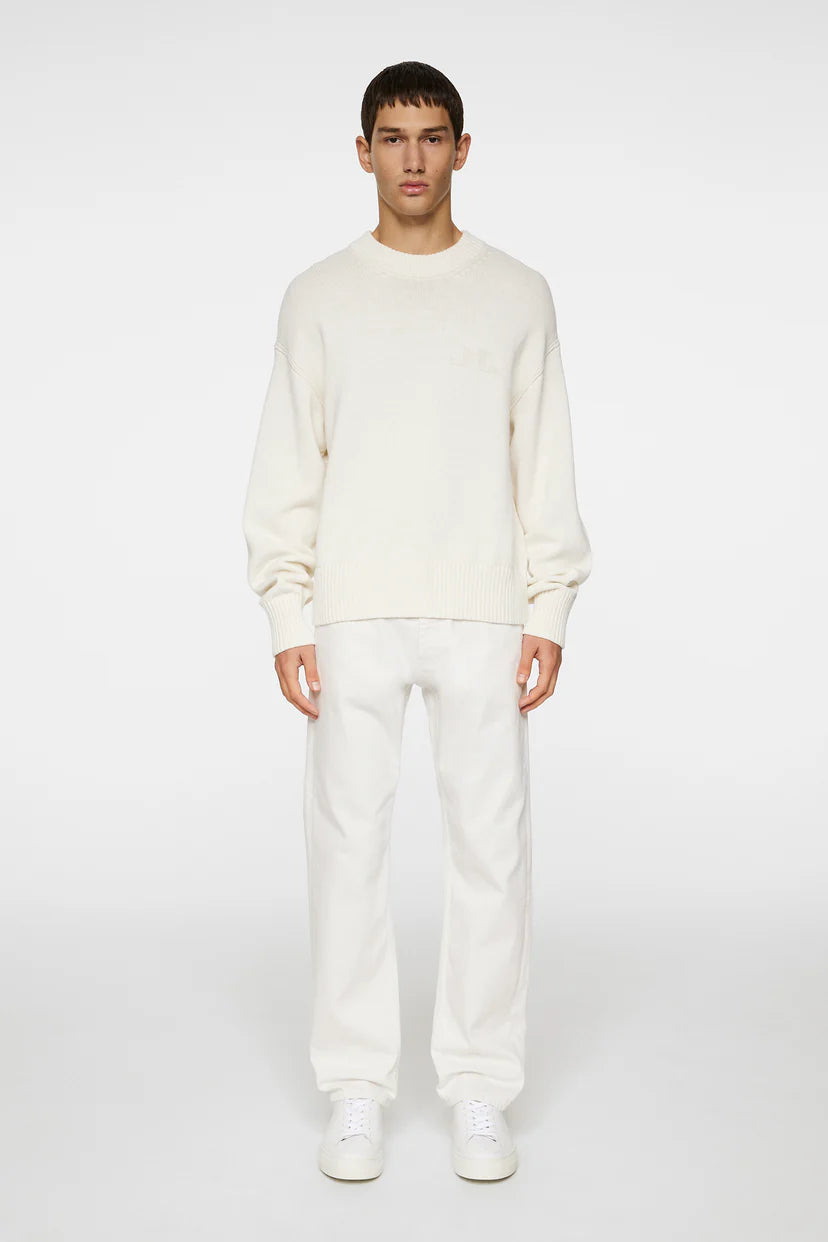 J.Lindeberg Tröja Eddy Cotton Wool Crew Neck