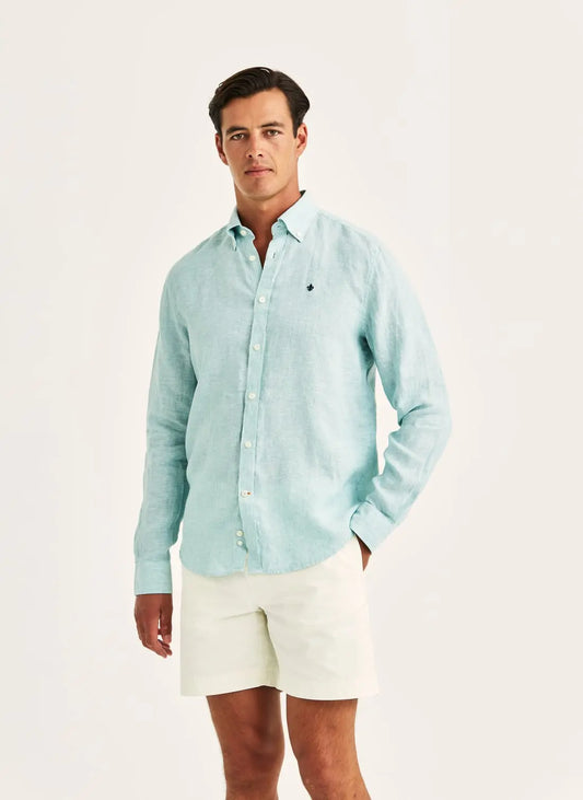 Morris Skjorta Douglas Linen -Classic Fit