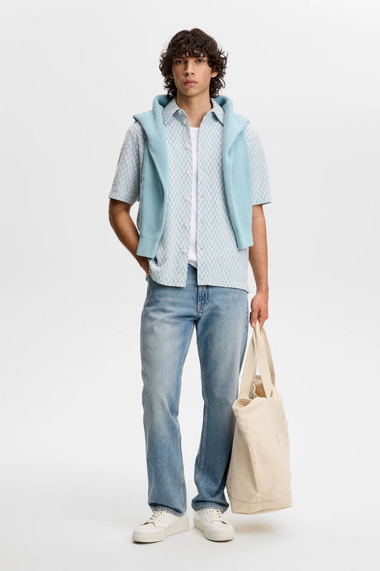 J.Lindeberg Skjorta Torpa Jacquard