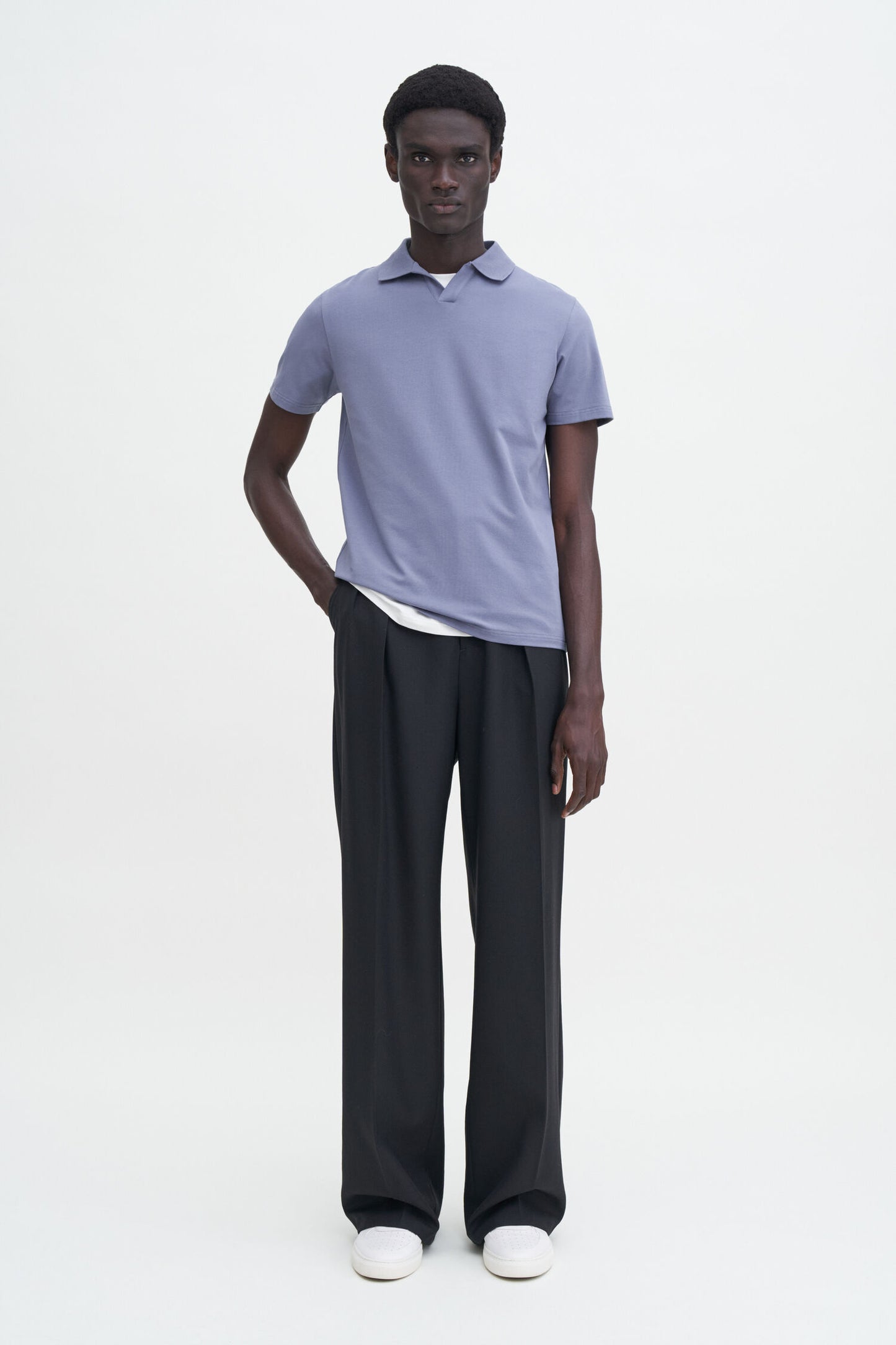 Filippa K T-shirt Stretch Cotton Polo