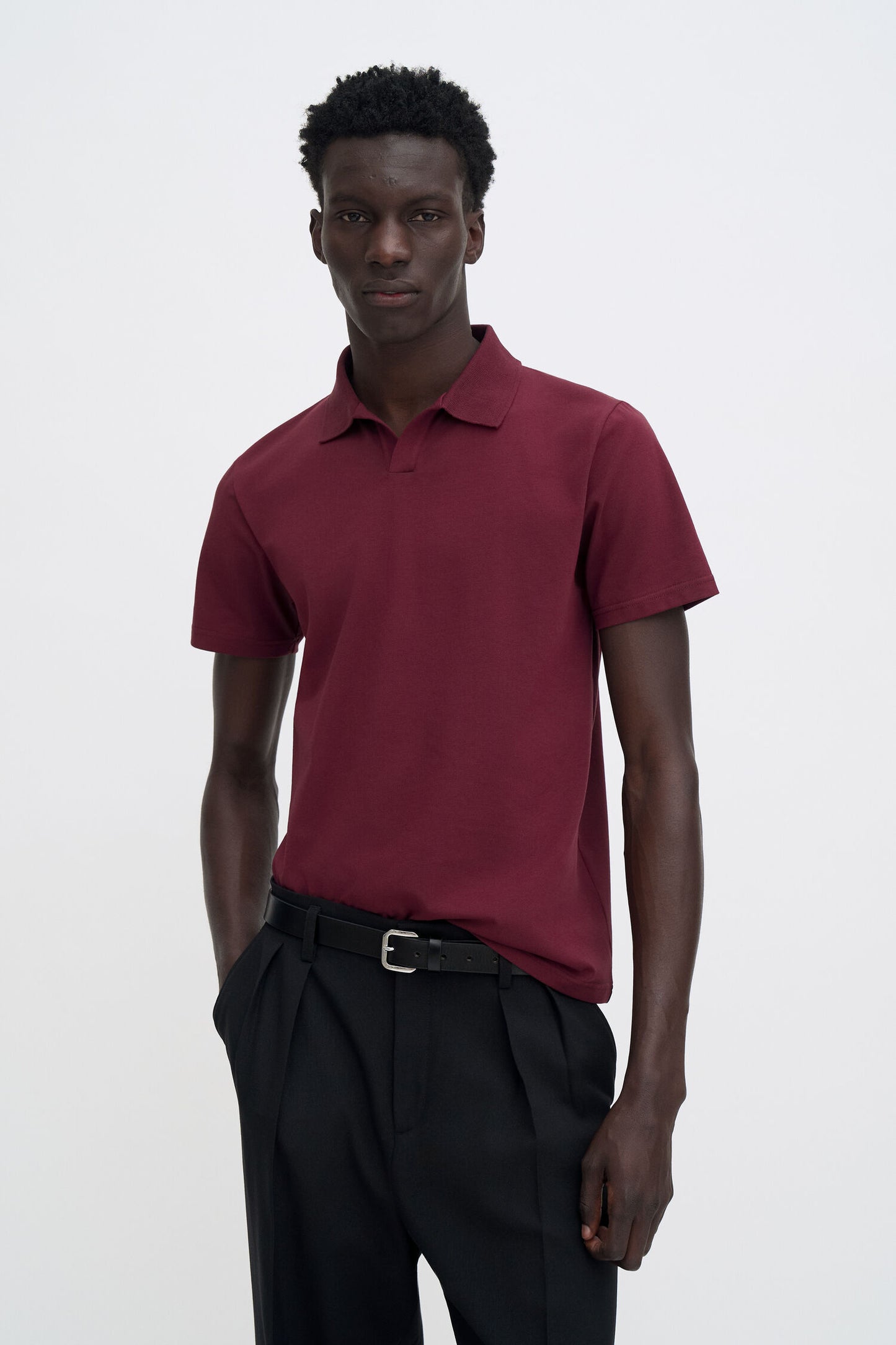 Filippa K T-Shirt Stretch Cotton Polo