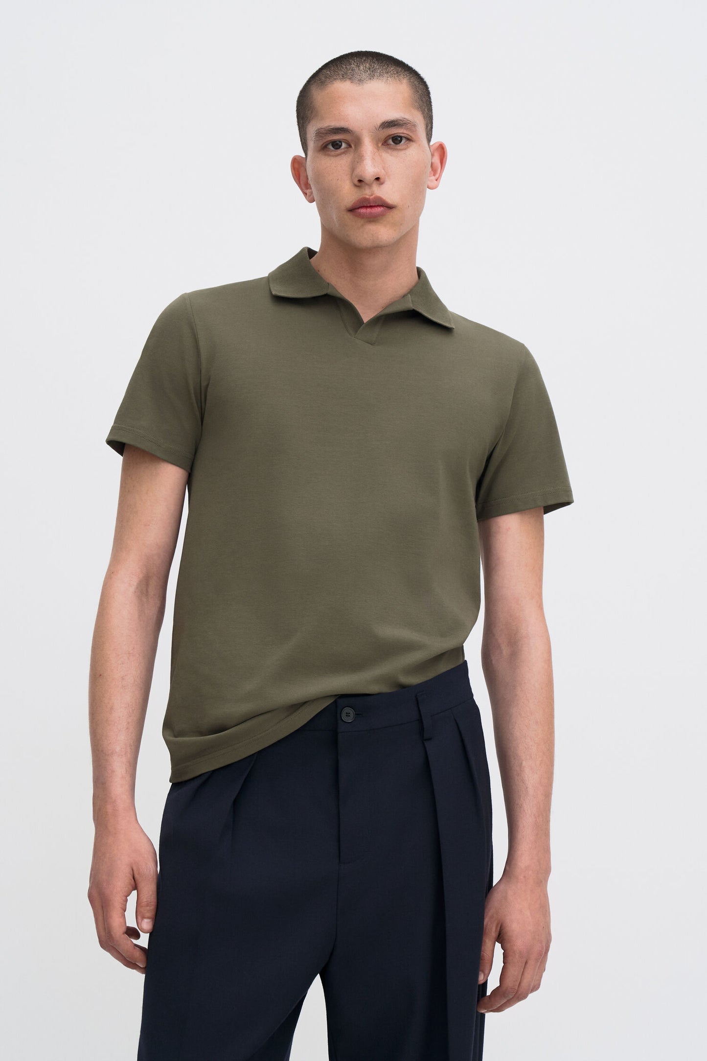 Filippa K T-Shirt Stretch Cotton Polo