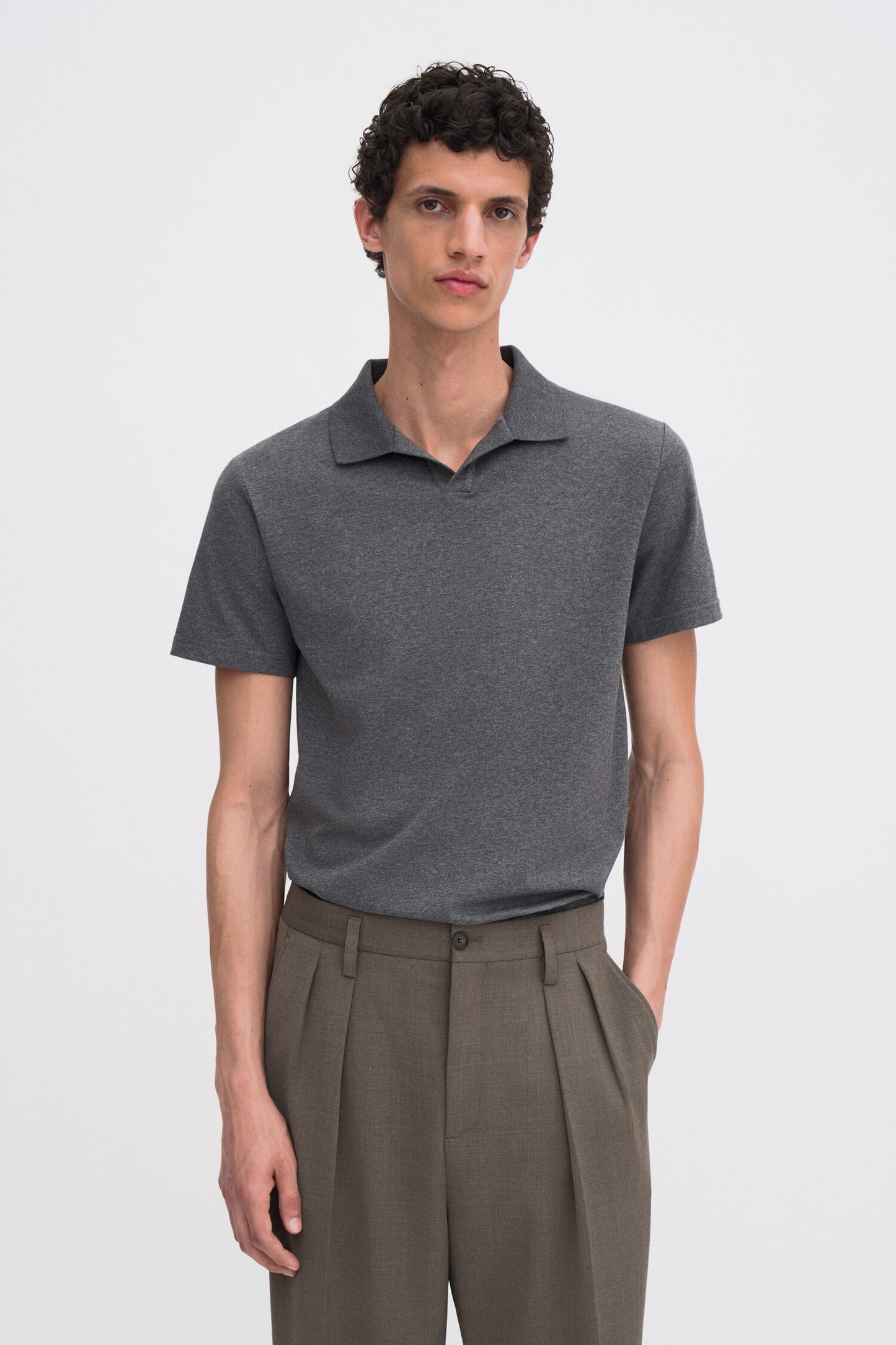 Filippa K T-Shirt Stretch Cotton Polo