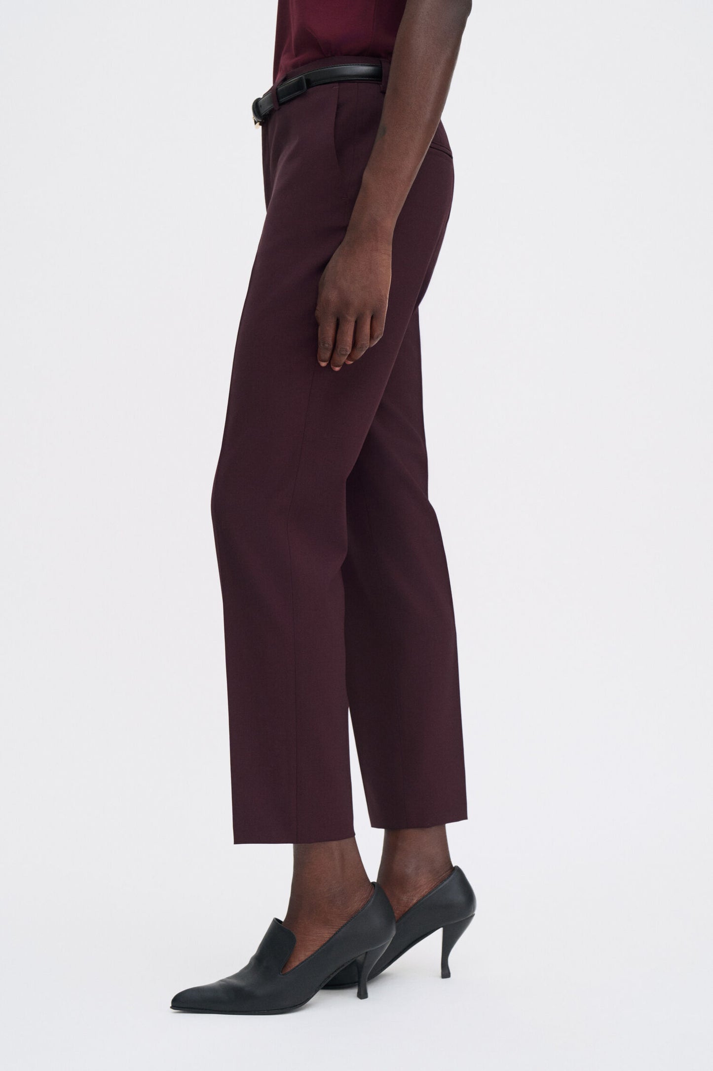 Filippa K Byxor Emma Cropped Cool Wool