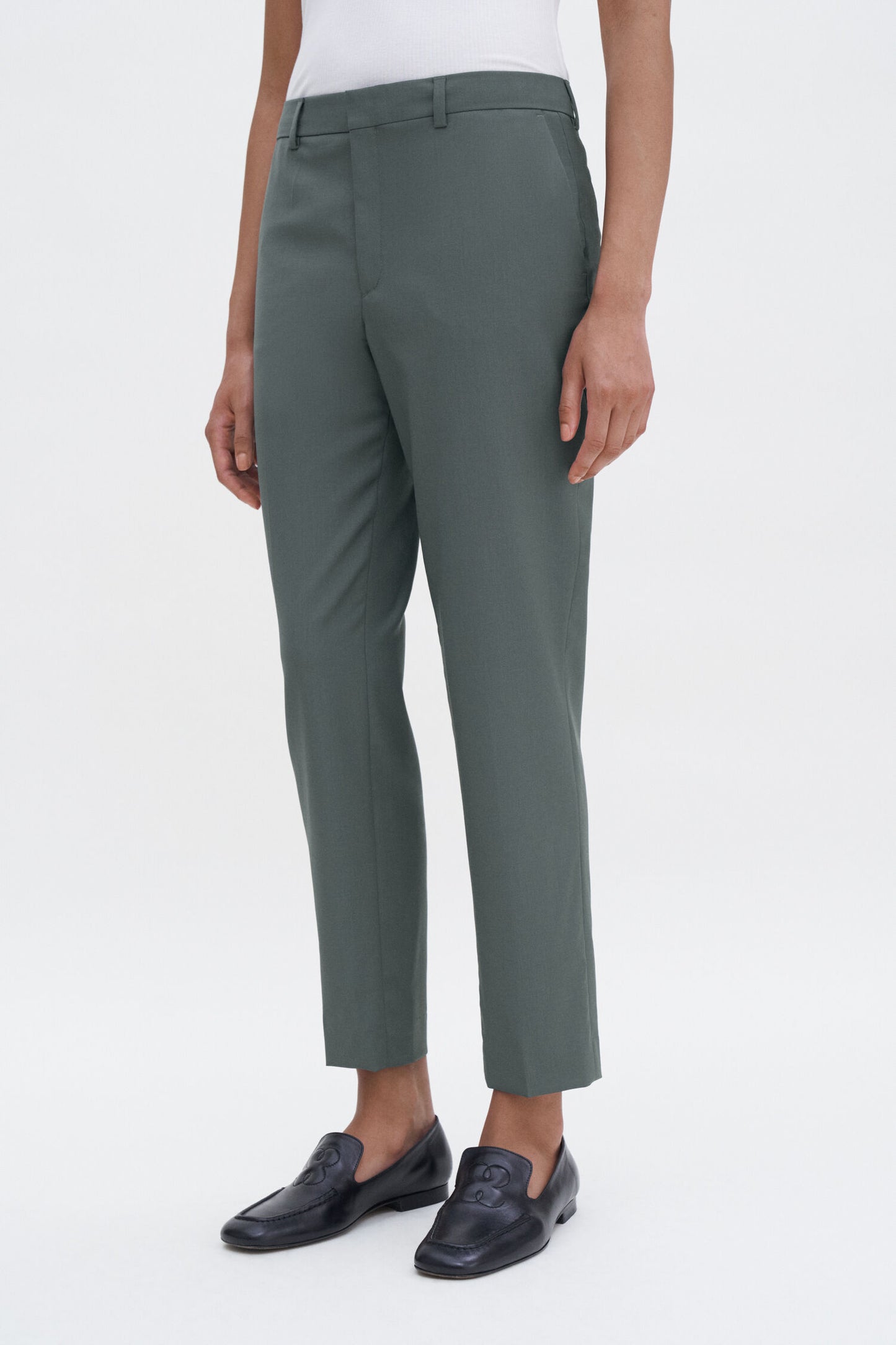 Filippa K Byxor Emma Cropped Cool Wool