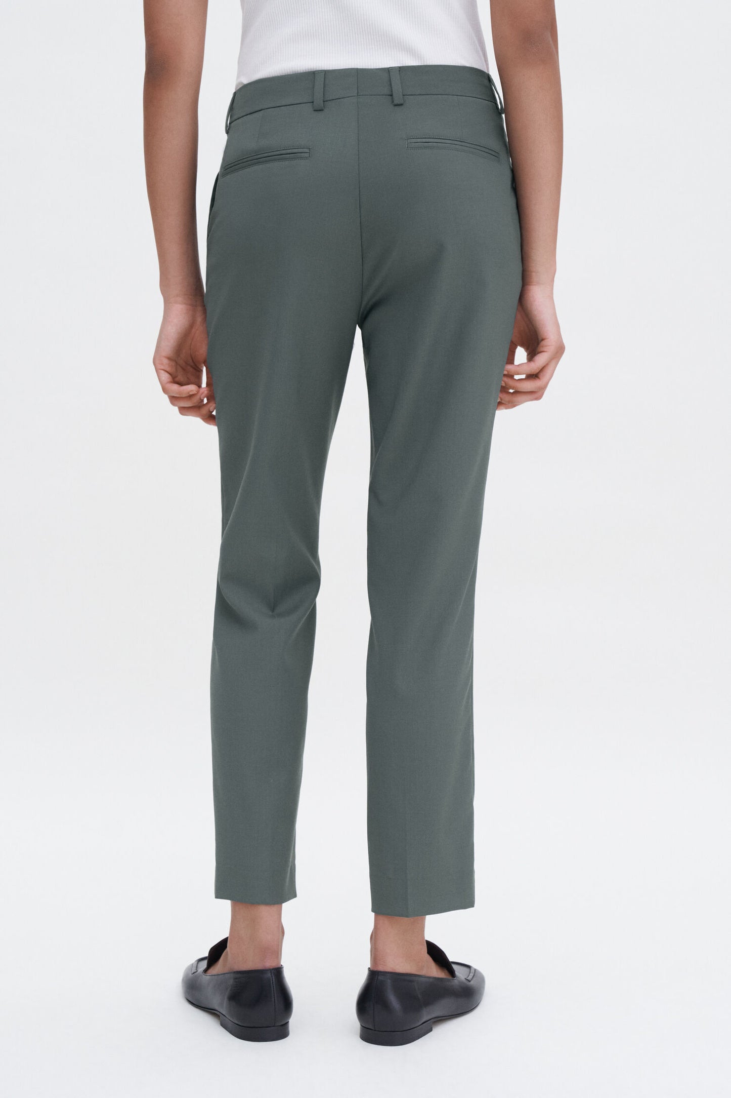 Filippa K Byxor Emma Cropped Cool Wool