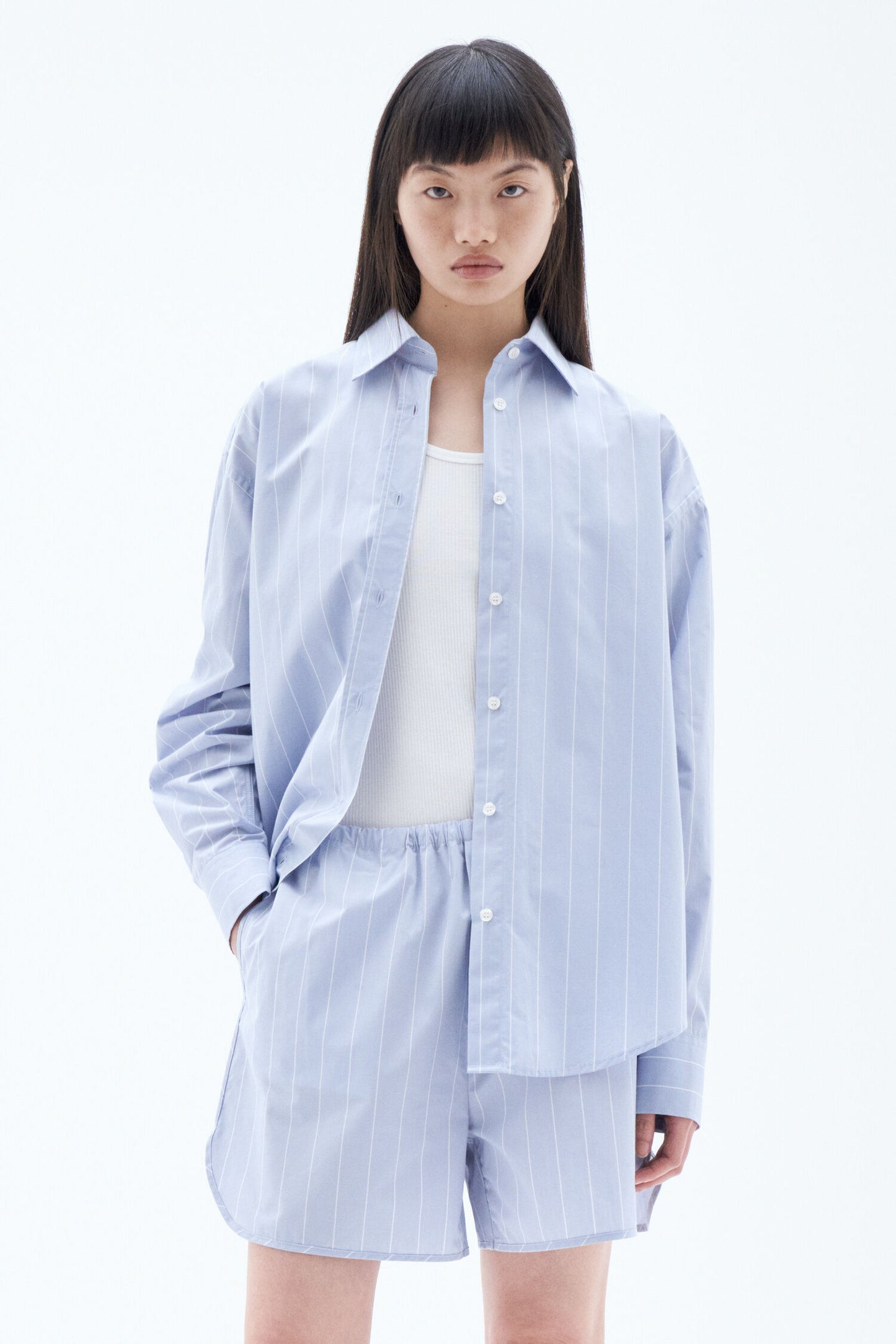 Filippa K Skjorta Stripe Poplin