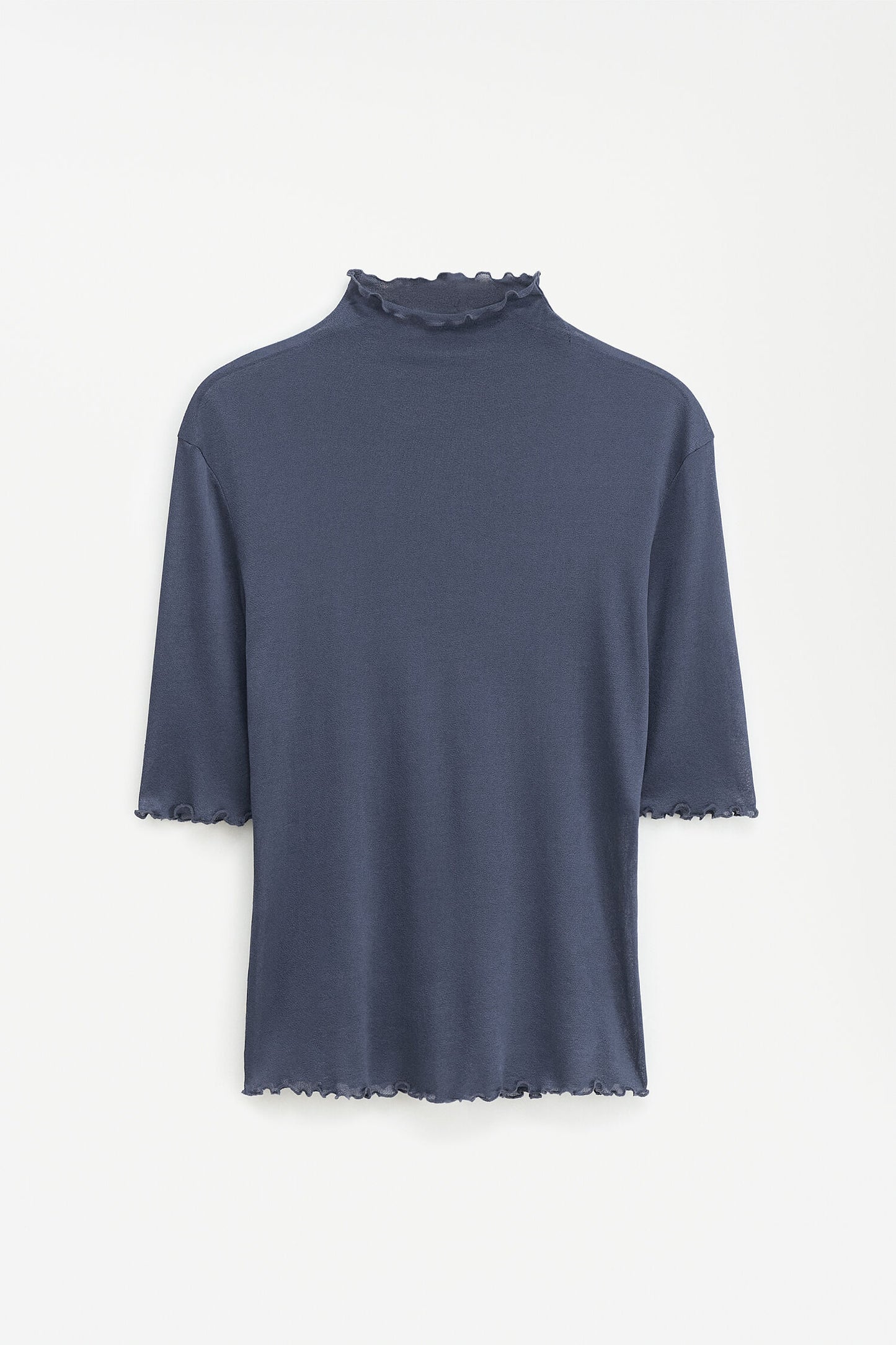 Filippa K Topp Mock Neck Frill