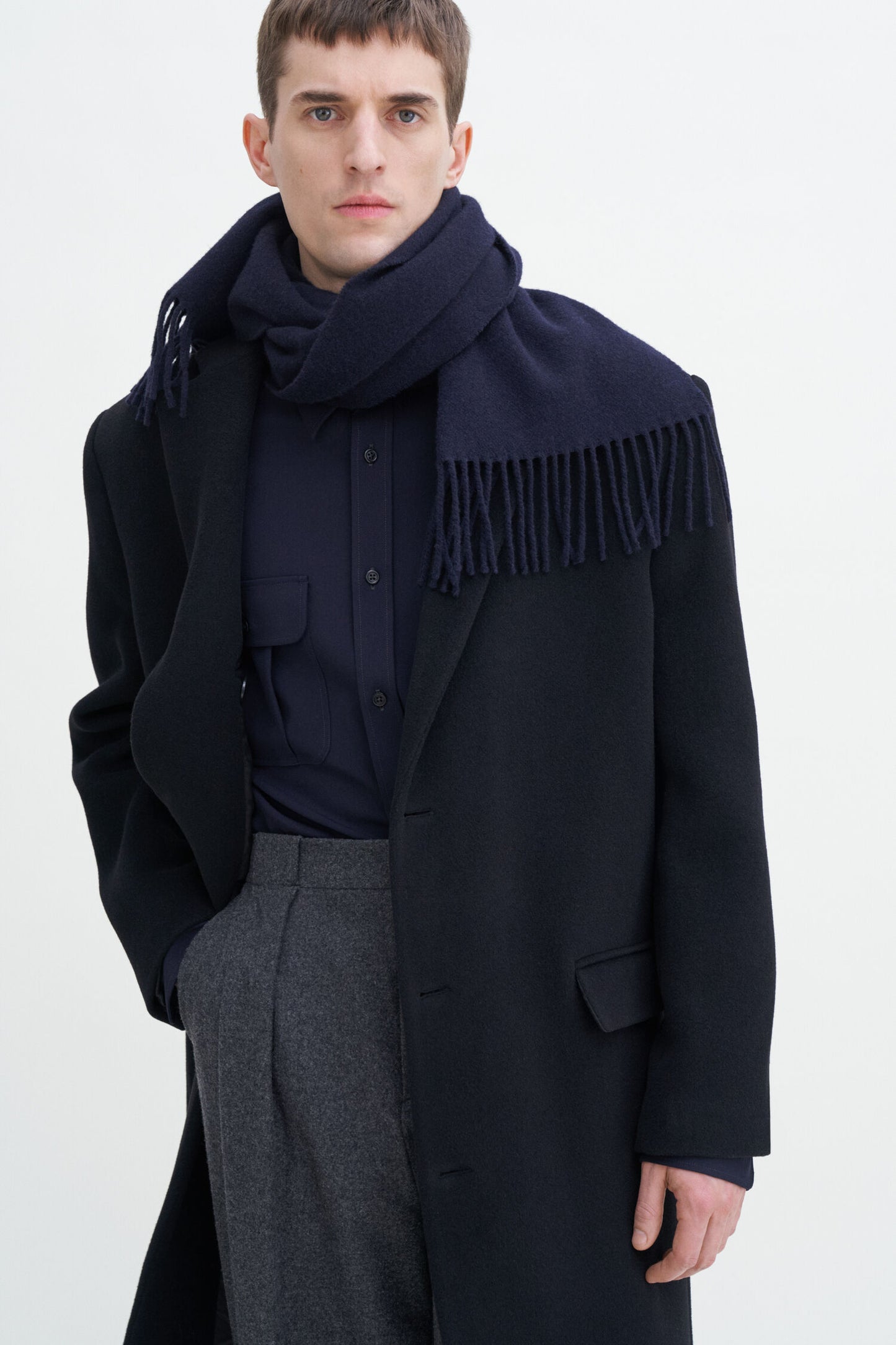 Filippa K Rock Relaxed Wool Crombie